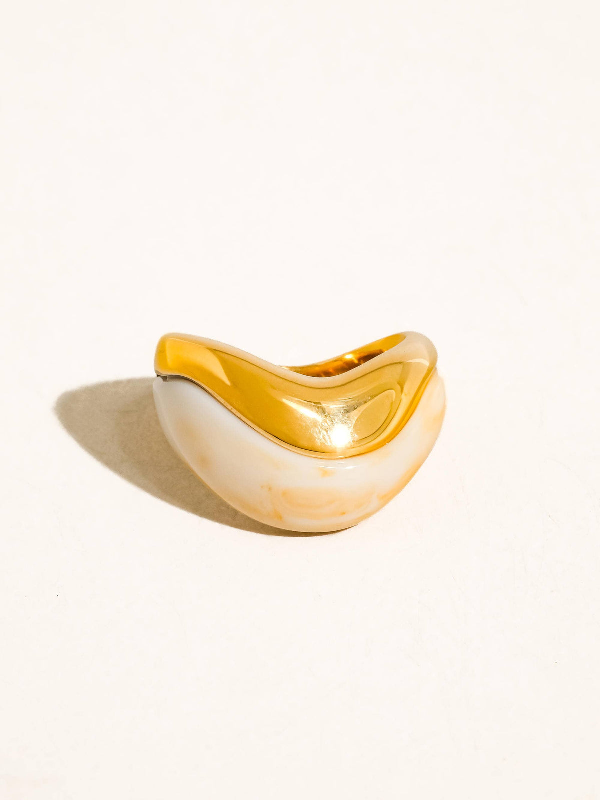 Fennel 18K Gold Non-Tarnish Statement Ring - Proper