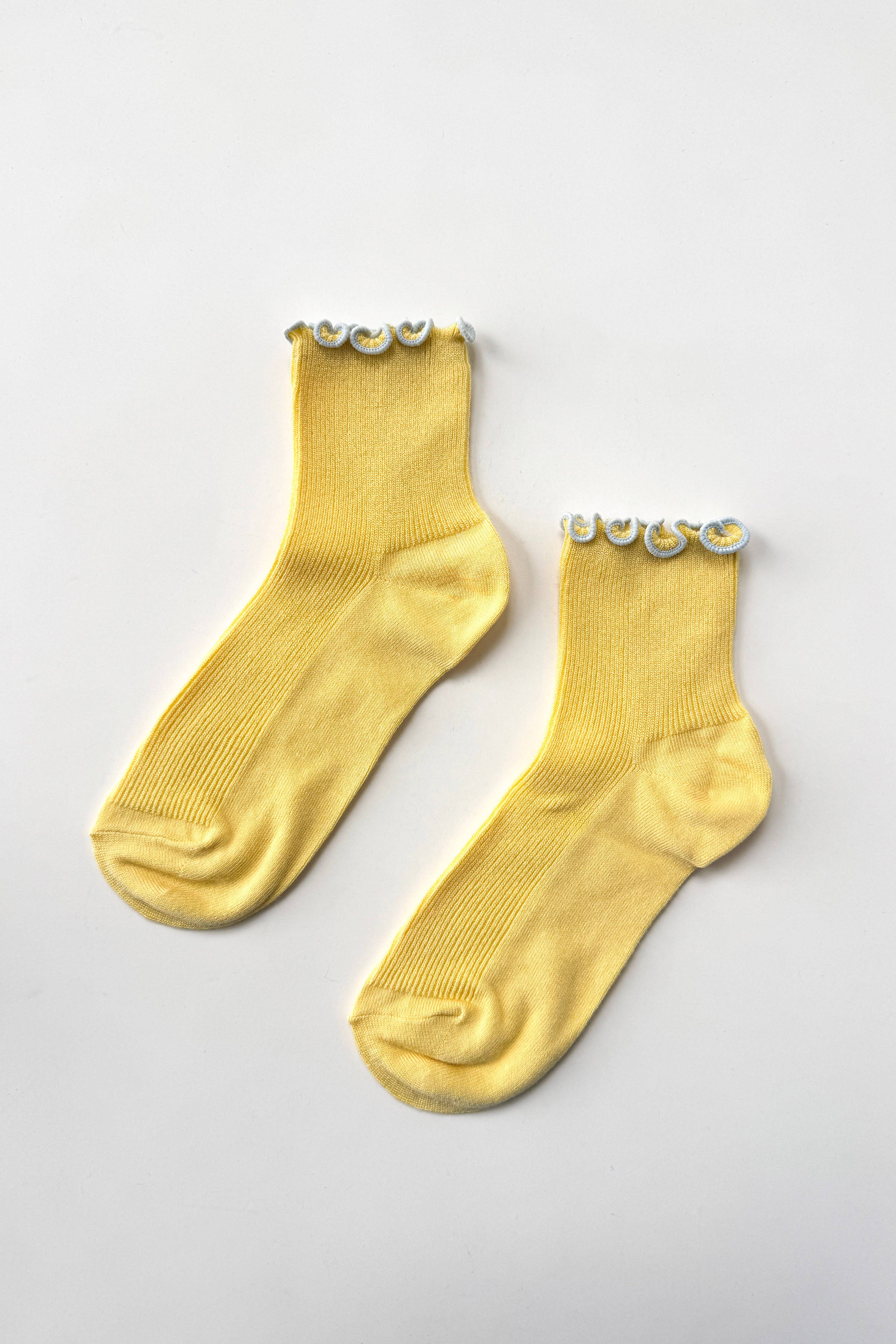 The Petite Ruffled Modal Socks (wholesale) - Proper