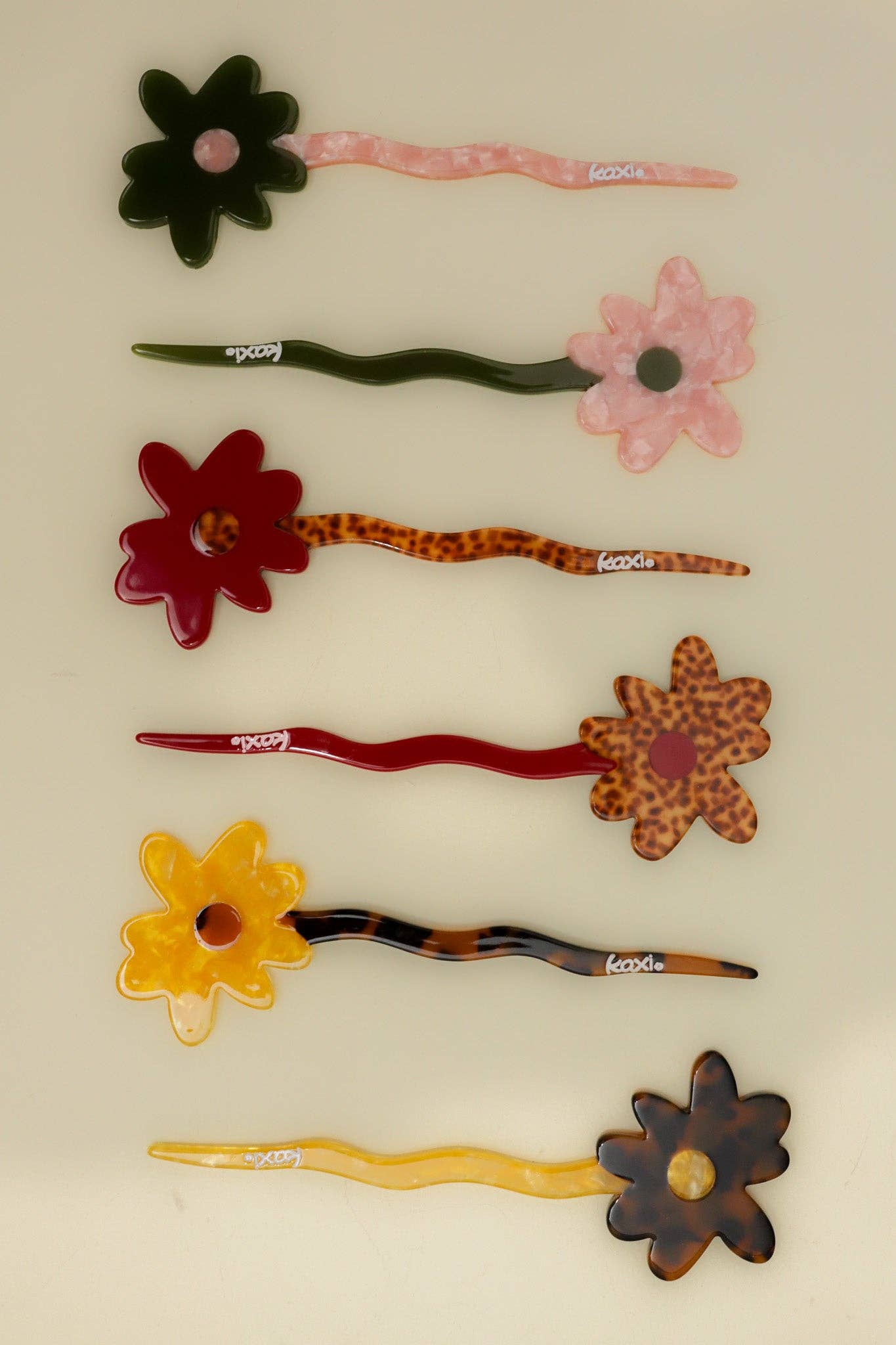 Flower French Pin Pair - Proper