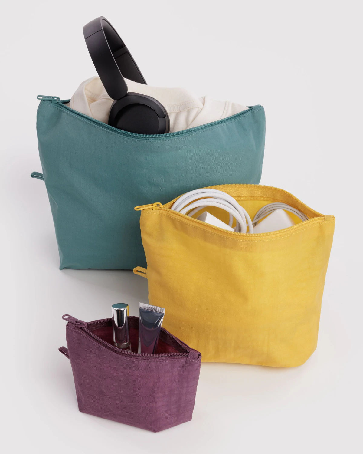Baggu Go Pouch Set - Jewel Mix