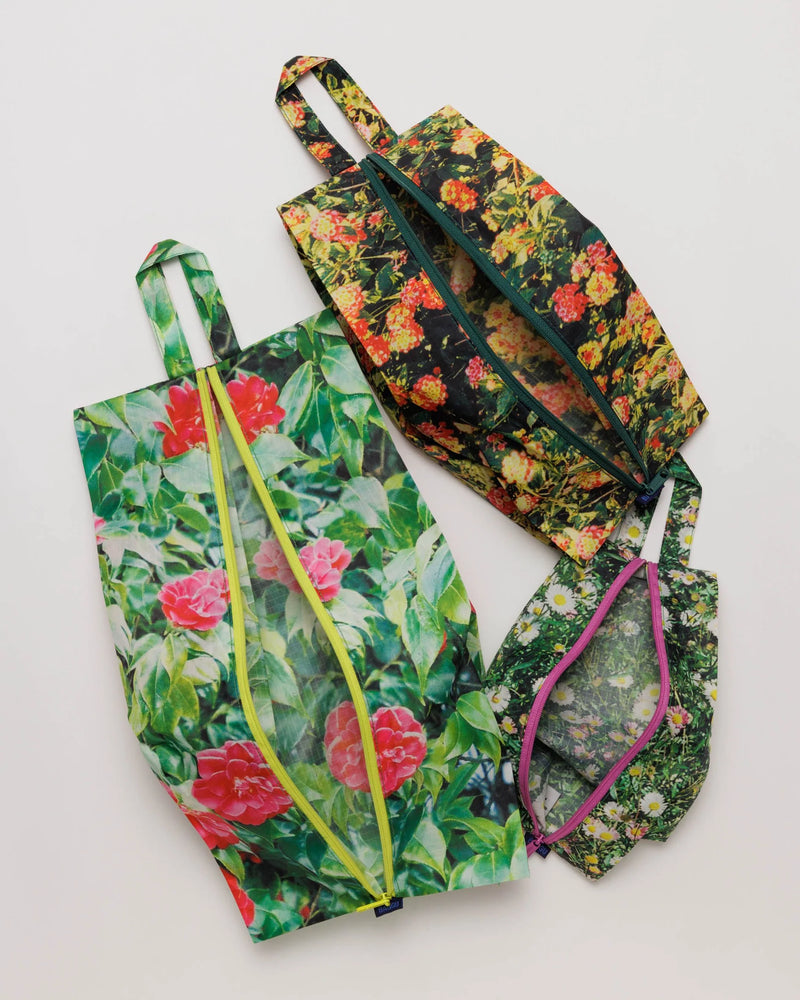 Baggu 3D Zip Set - Photo Florals - Proper