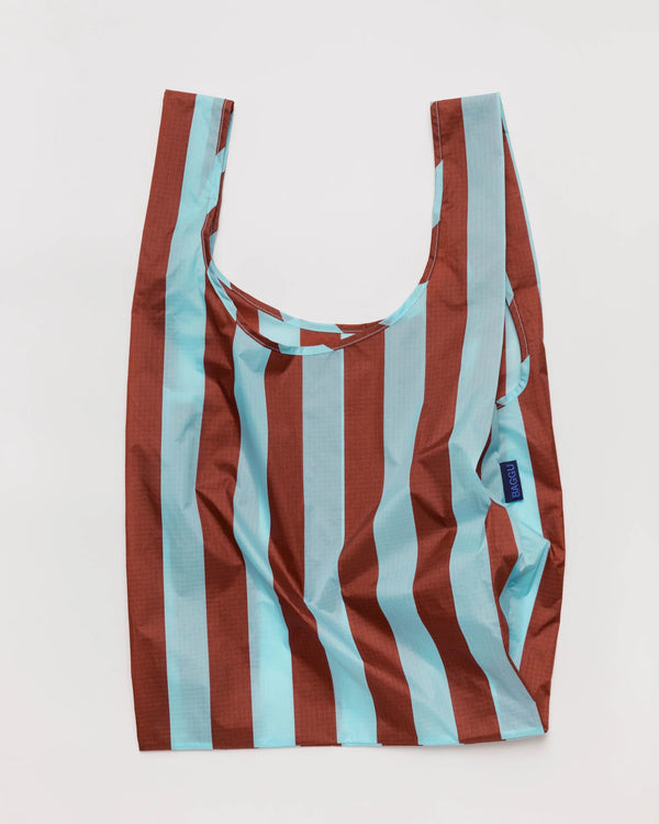 Standard Baggu - Raisin Awning Stripe - Proper