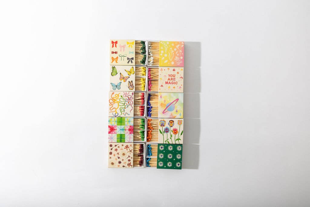 Pressed Flowers Matchbox - Proper
