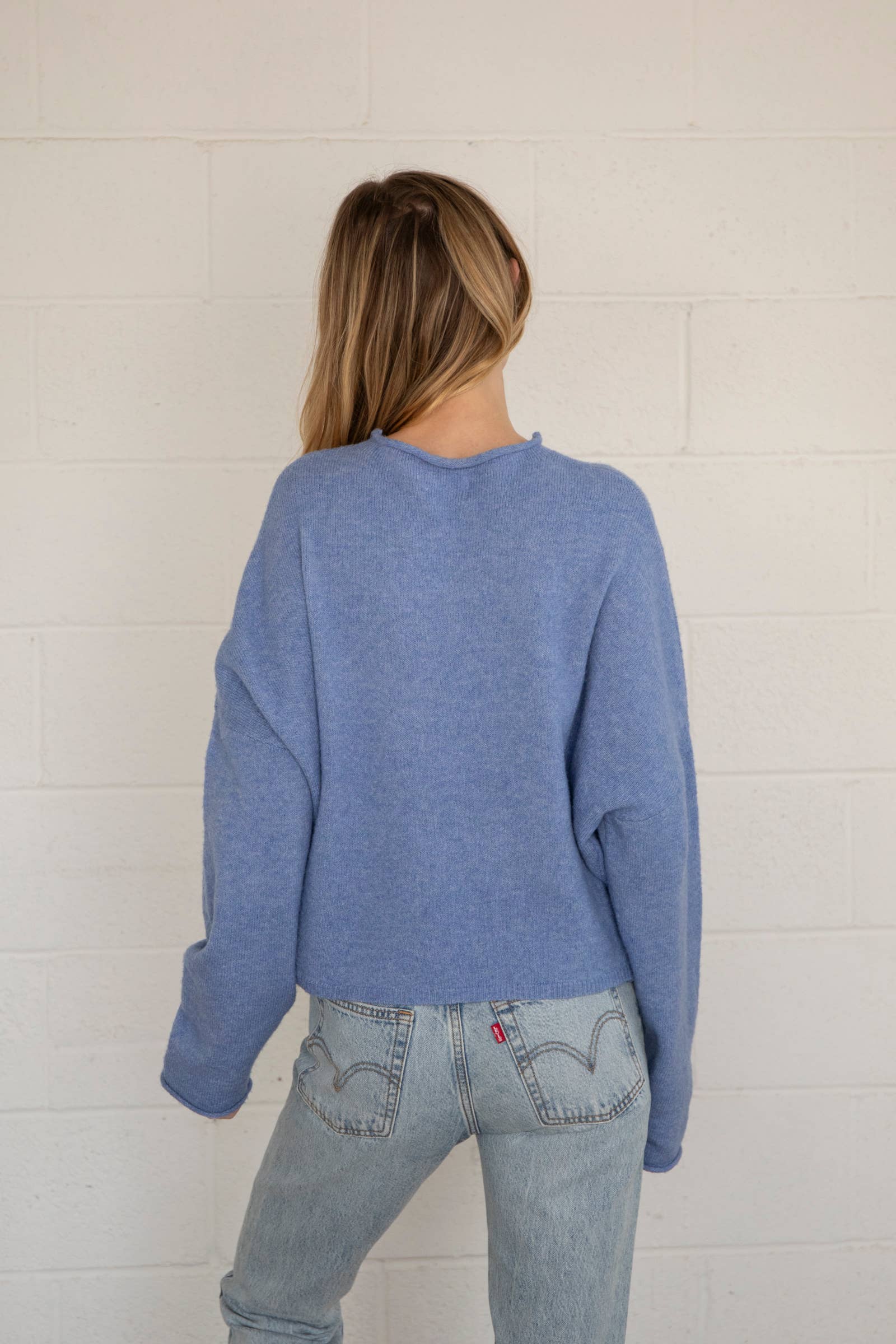 Dusty Blue Piper Cardigan - Proper