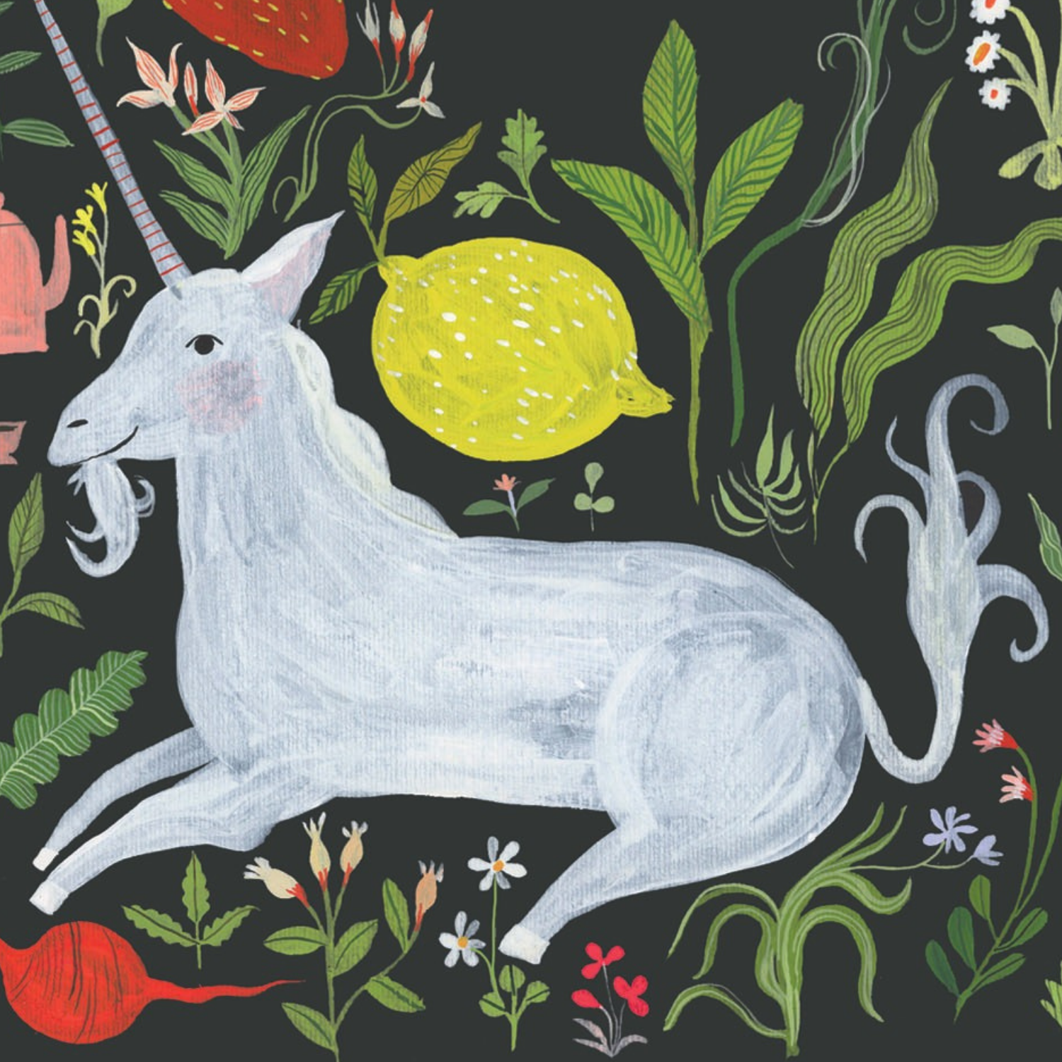 Happy Birthday Unicorn Greeting Card - Proper