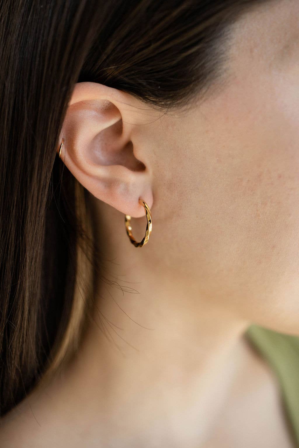 Twist Hoop Earrings - Proper
