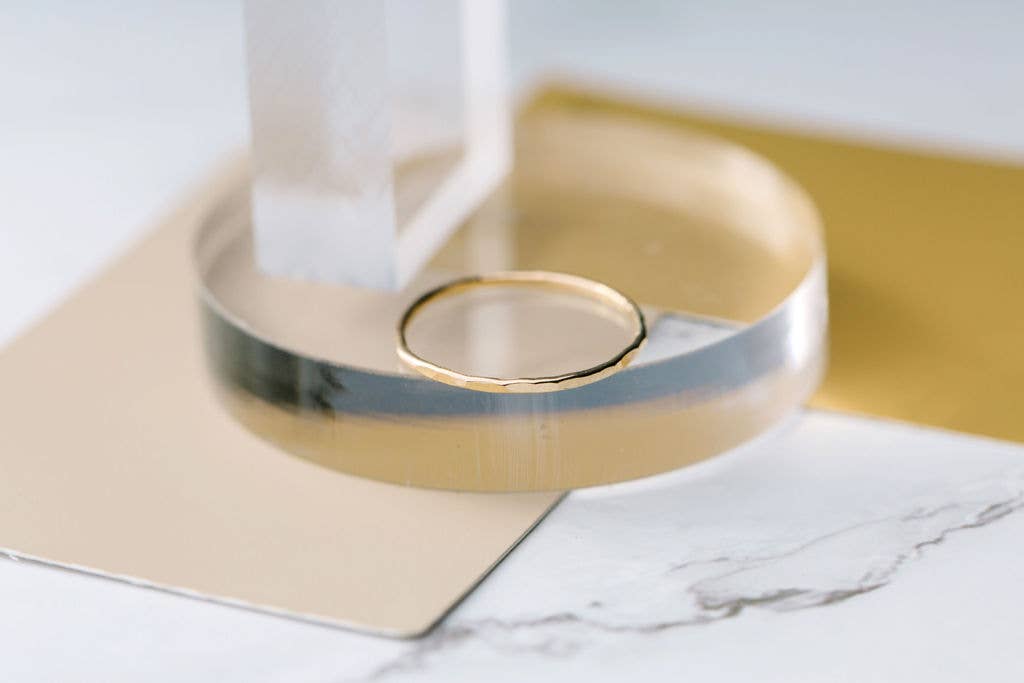 Hammered Stacking Ring - Proper