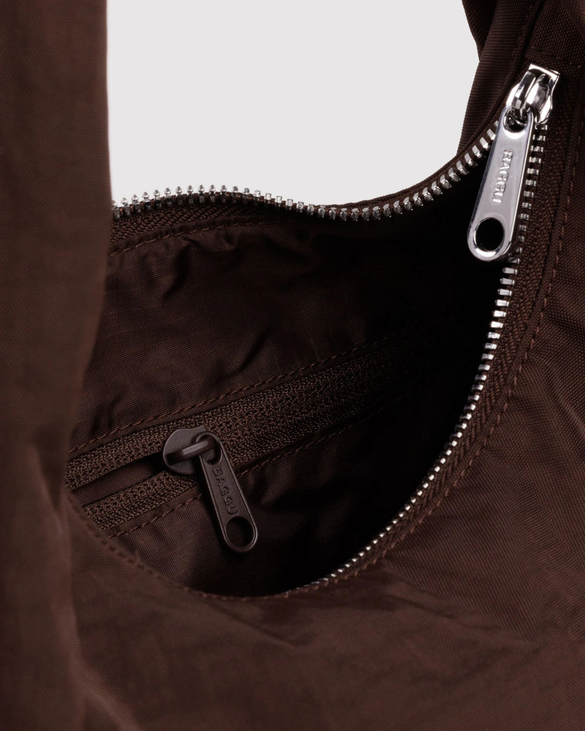 Small Nylon Meringue Bag - Coffee - Proper