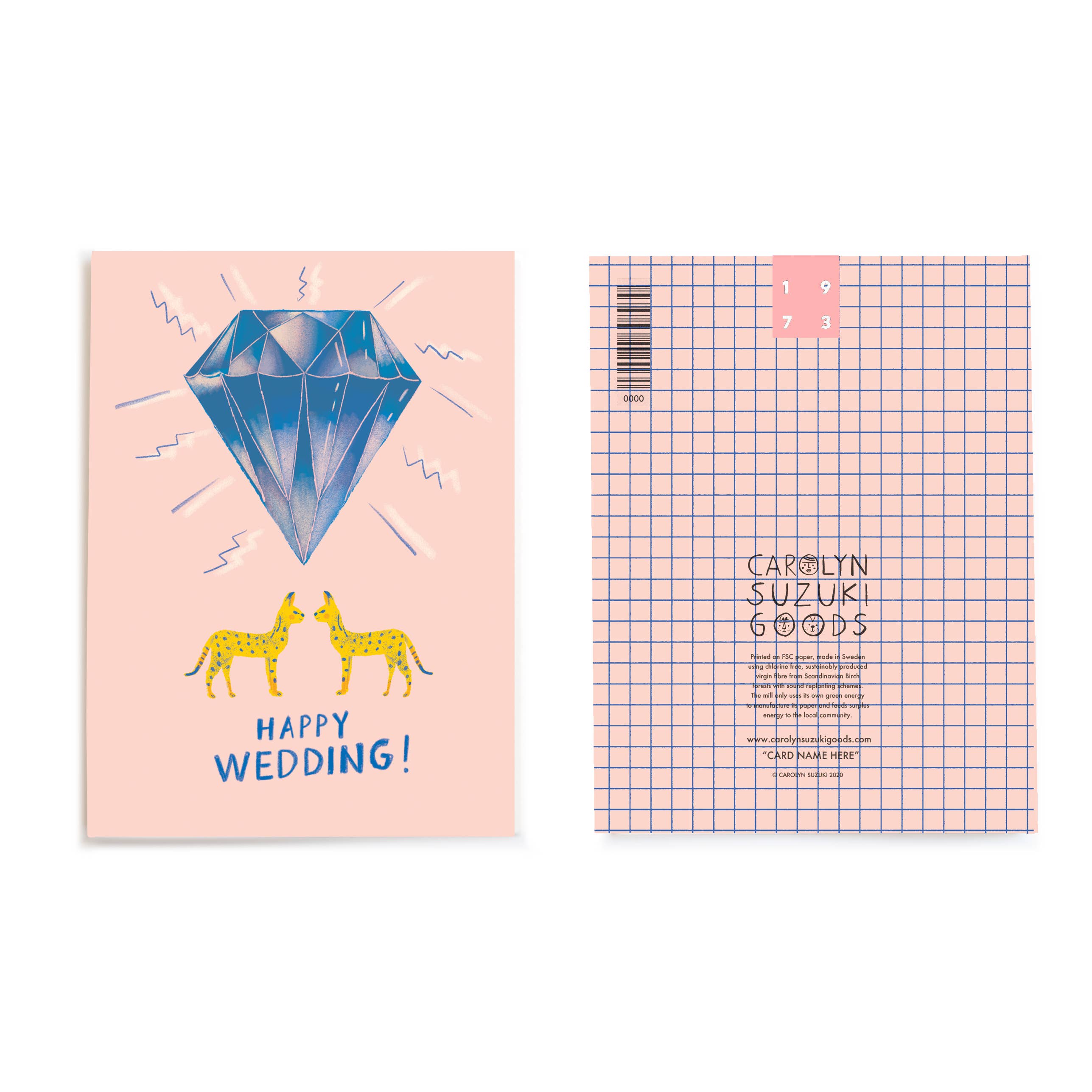 Meowy Wedding - Wedding Card - Proper