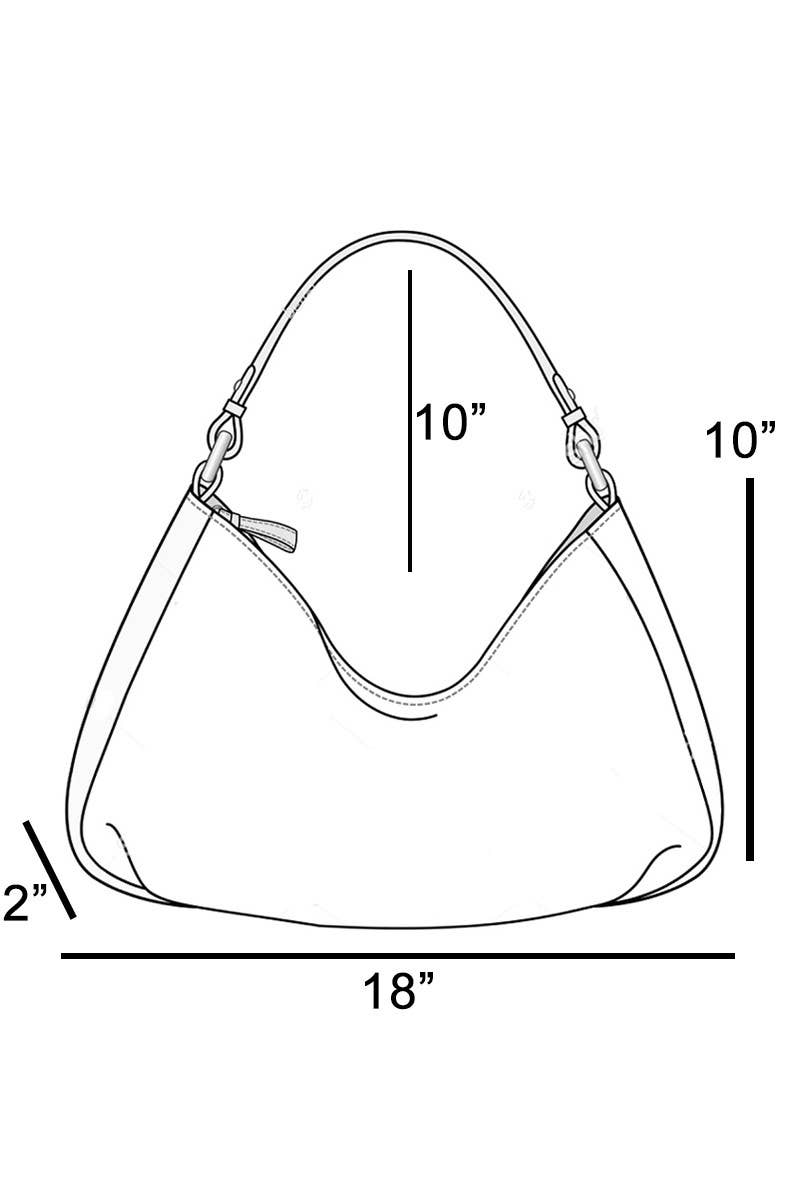 Braided Handle Rectangular Straw Hand Bag - Proper