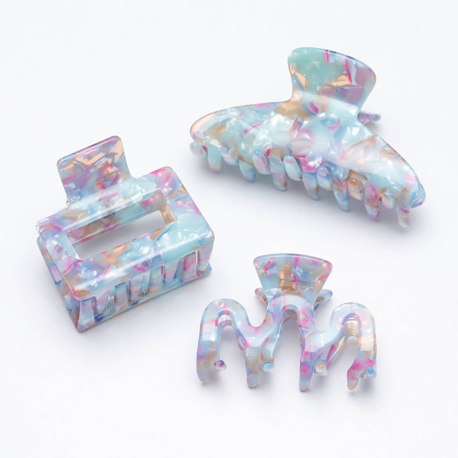 Aquamarine Claw Clip