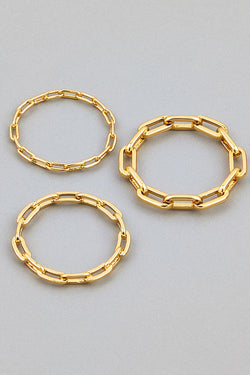 Chain Link Ring Set - Proper