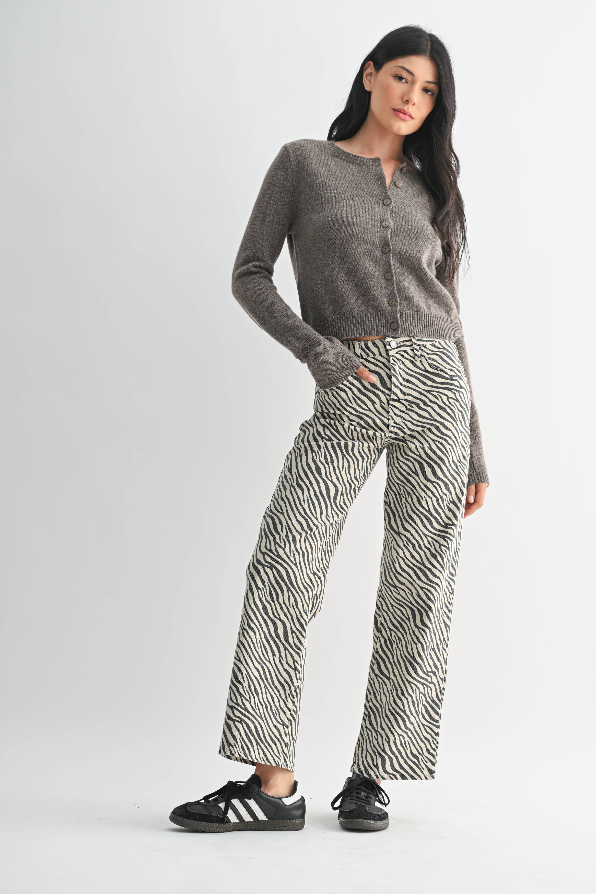 Zebra High Rise Straight - Proper