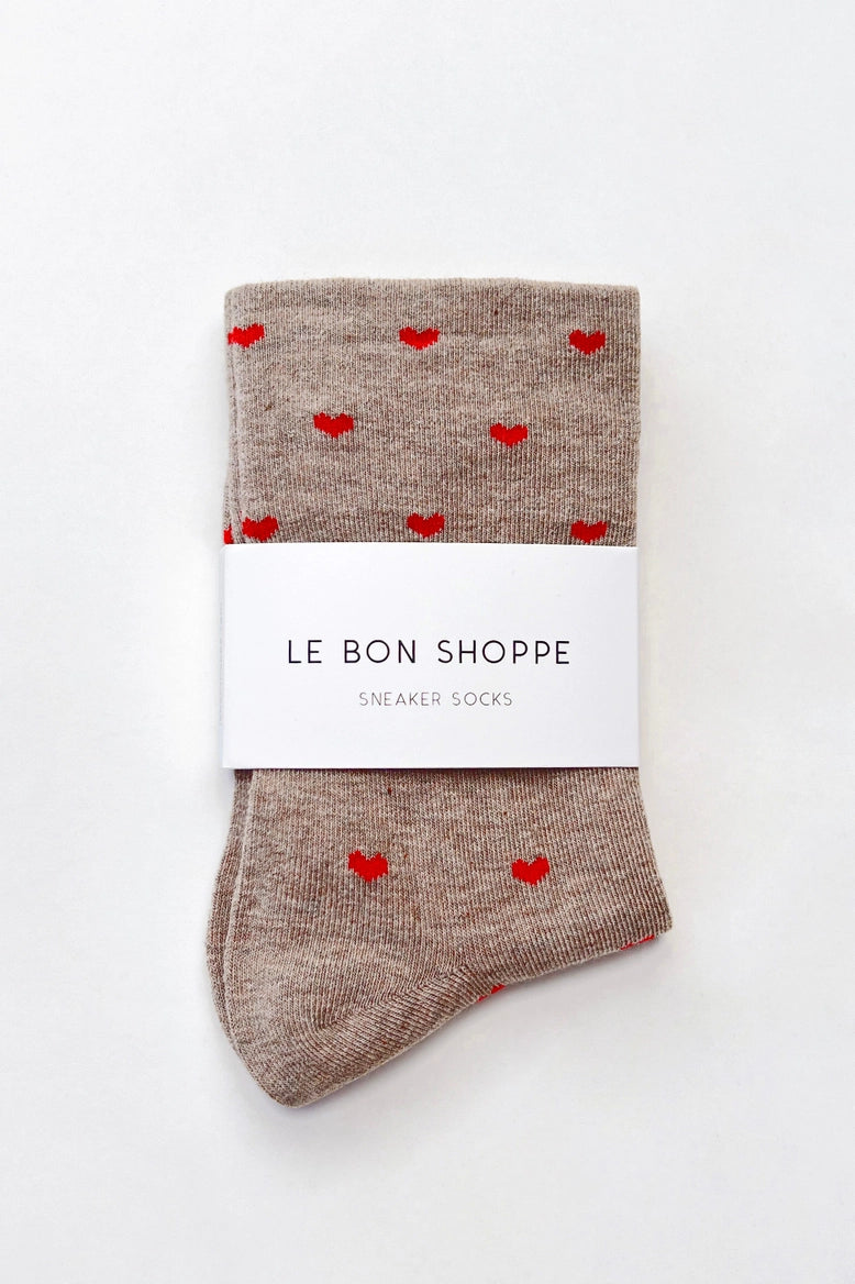Heart Sneaker Socks - Proper
