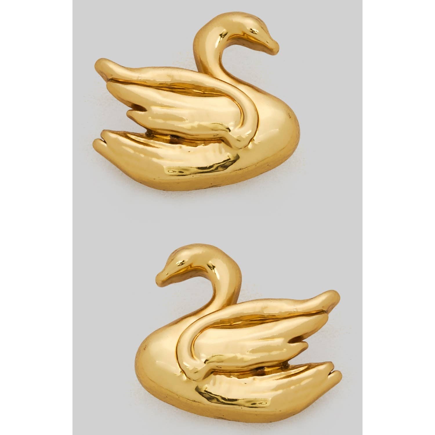 Elegant Swan Studs - Proper