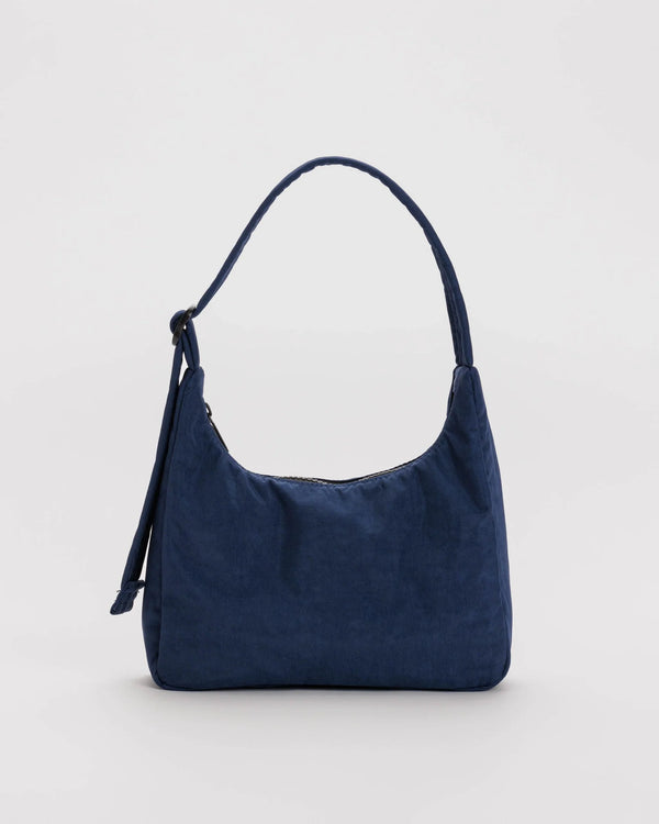 Mini Nylon Shoulder Bag - Navy - Proper