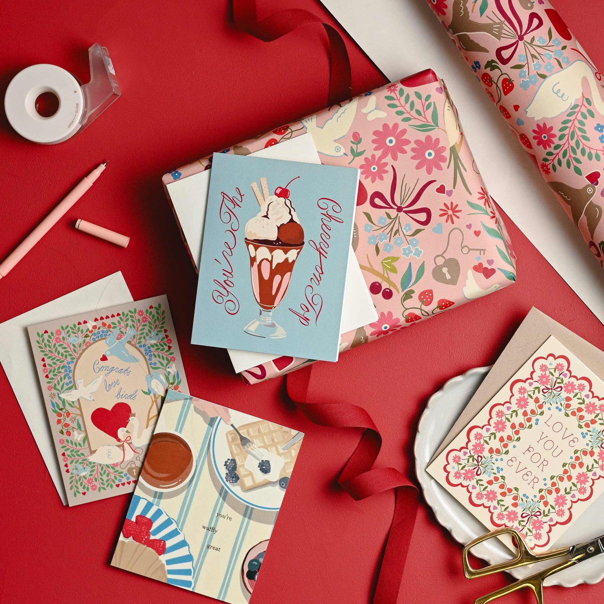 Congrats Love Birds Card
