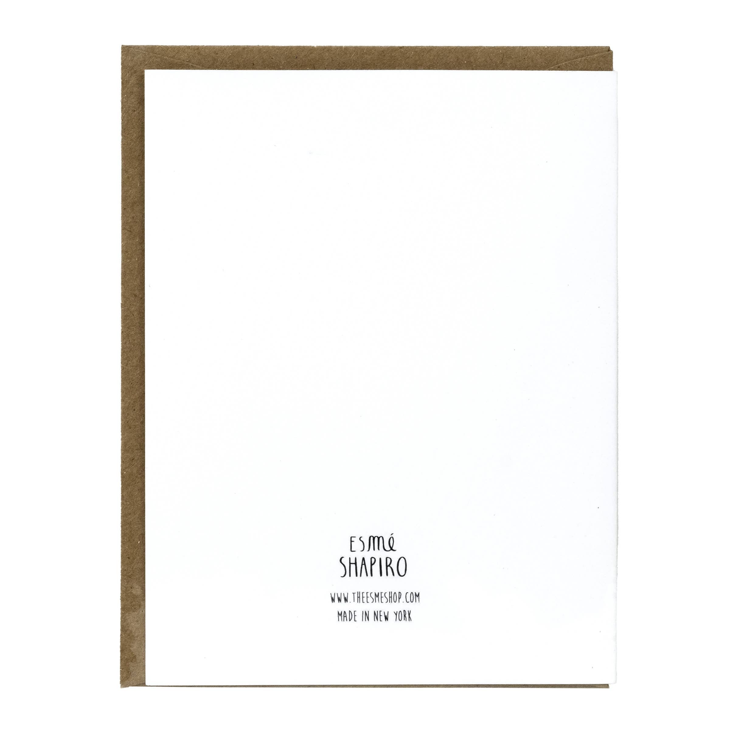 I Love You Cow Lily Greeting Card - Proper