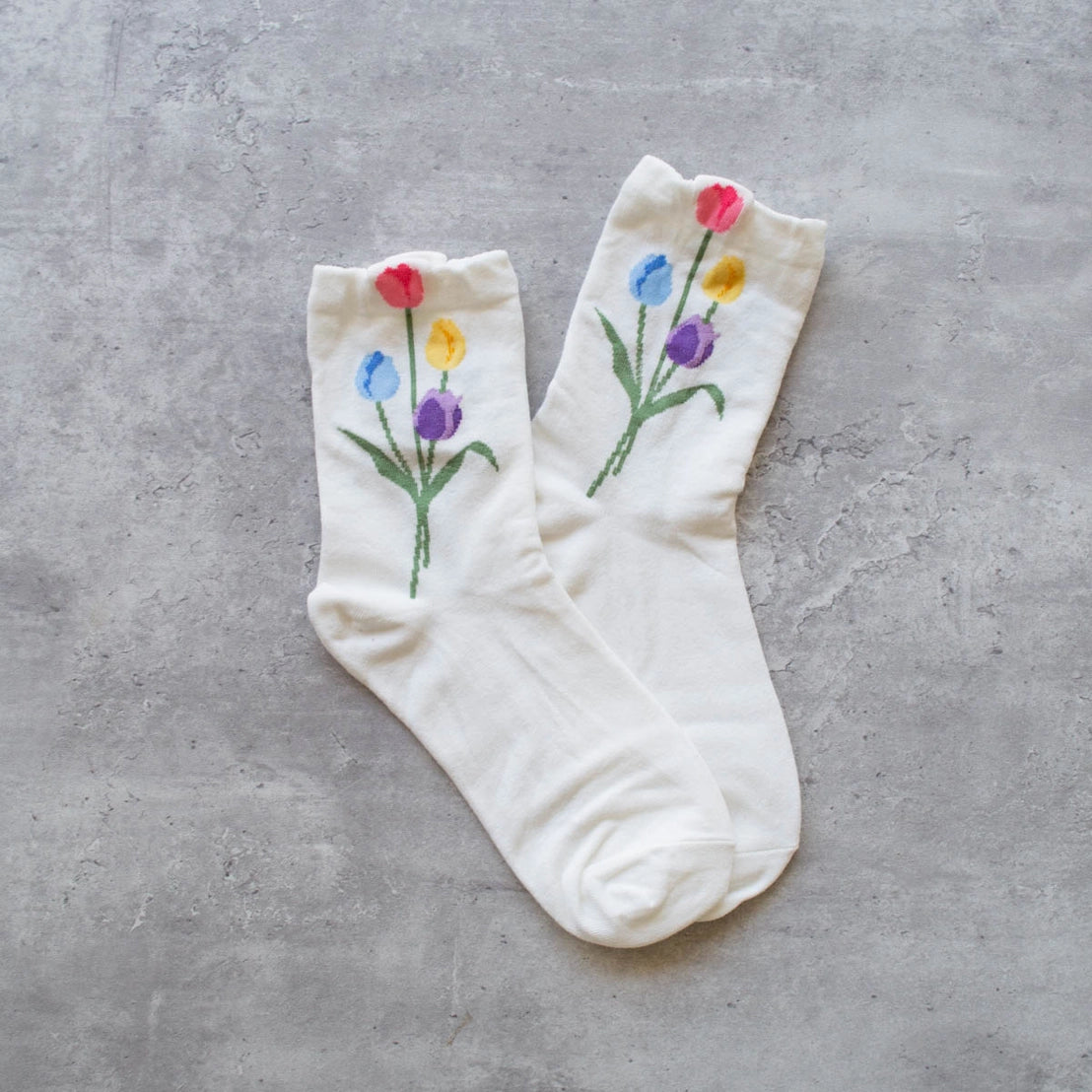 Tulip Boquet Socks - Proper
