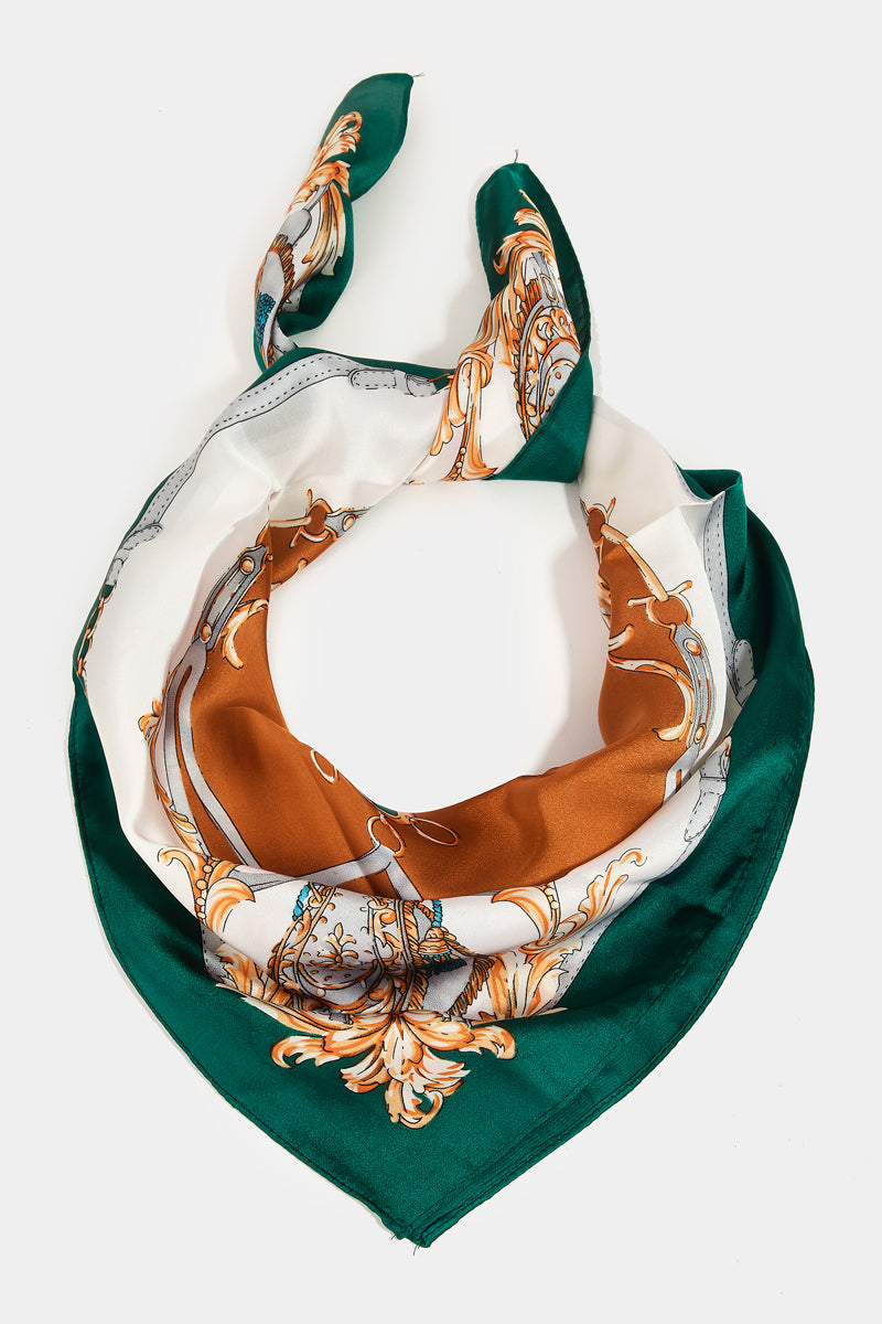 Abstract Print Square Scarf - Proper