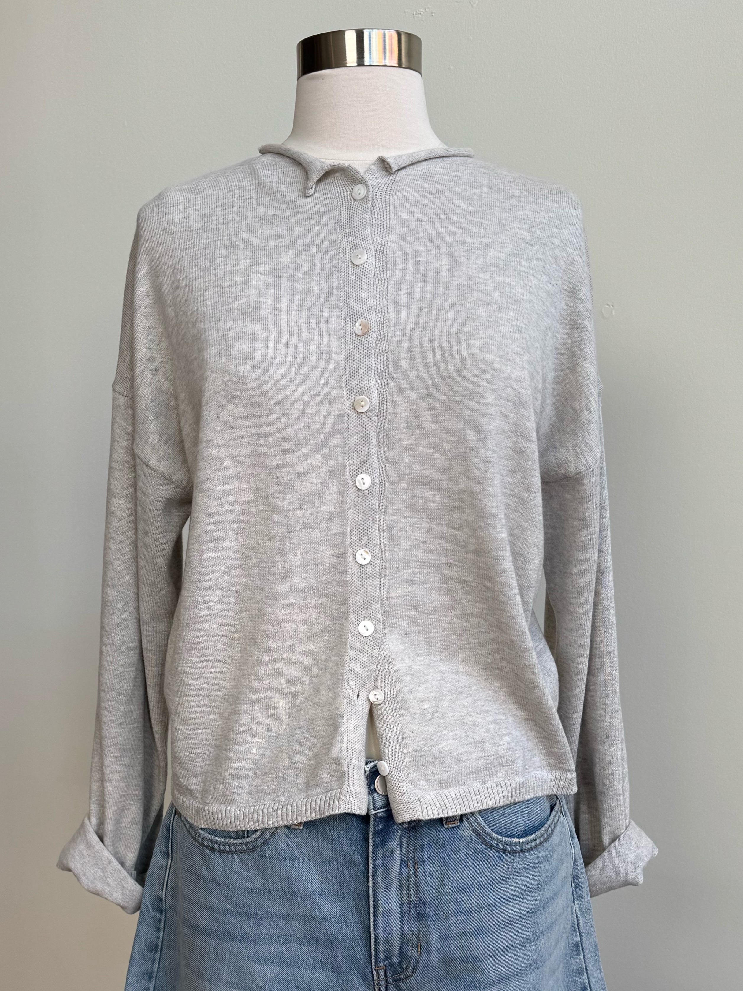 Cotton Piper Cardigan