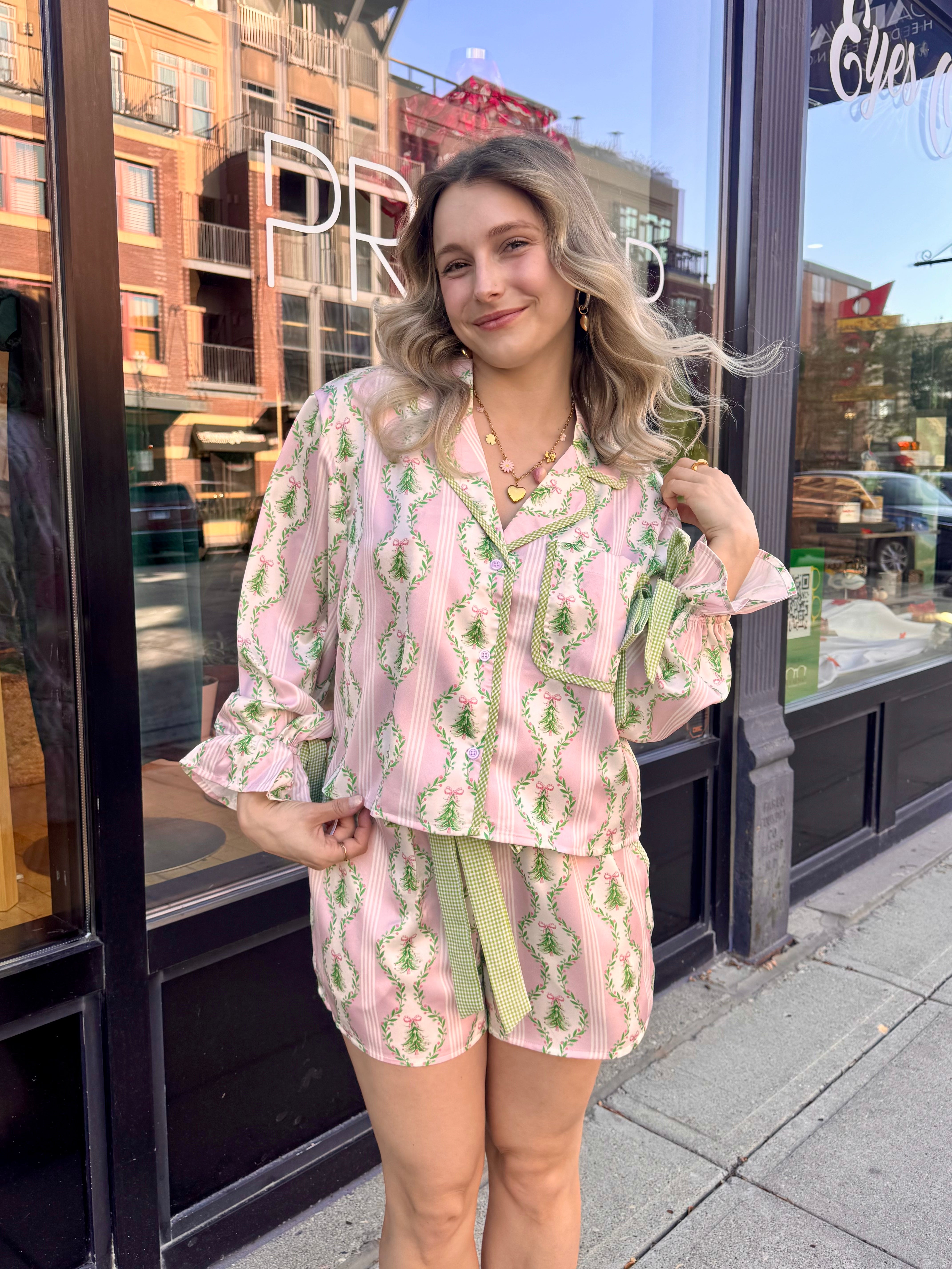 Christmas Tree Pajama Top - Proper