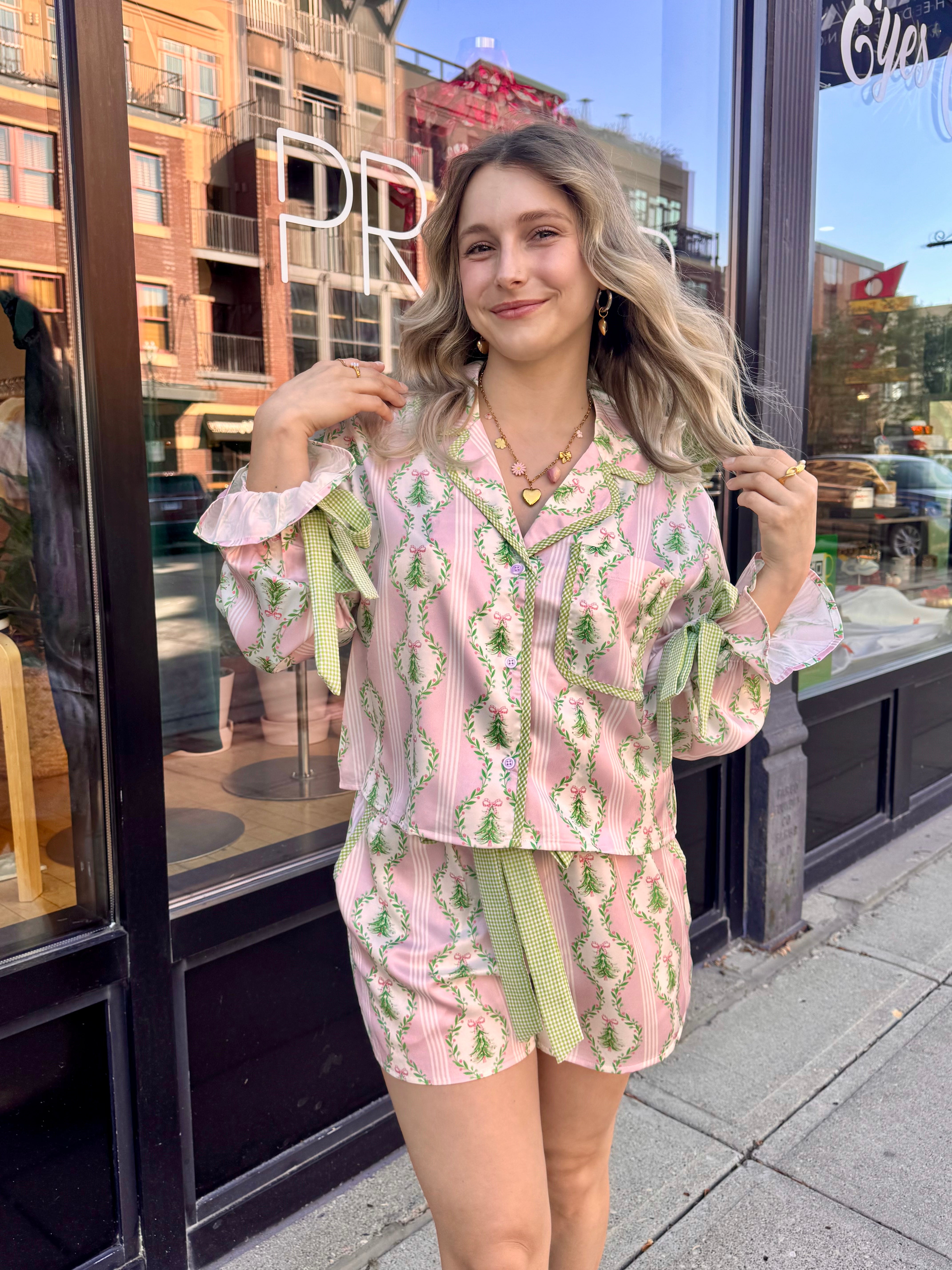 Christmas Tree Pajama Top - Proper