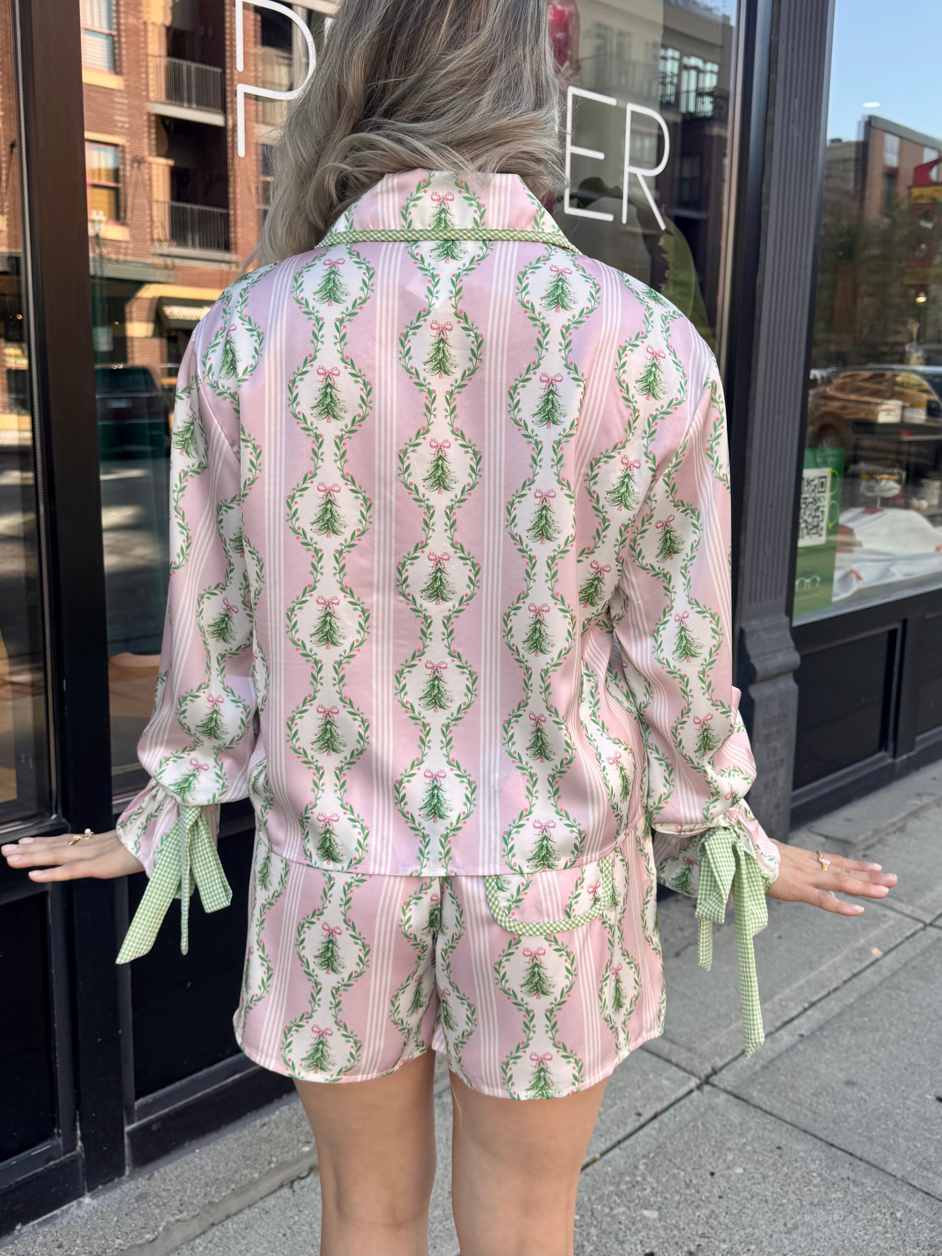 Christmas Tree Pajama Top - Proper