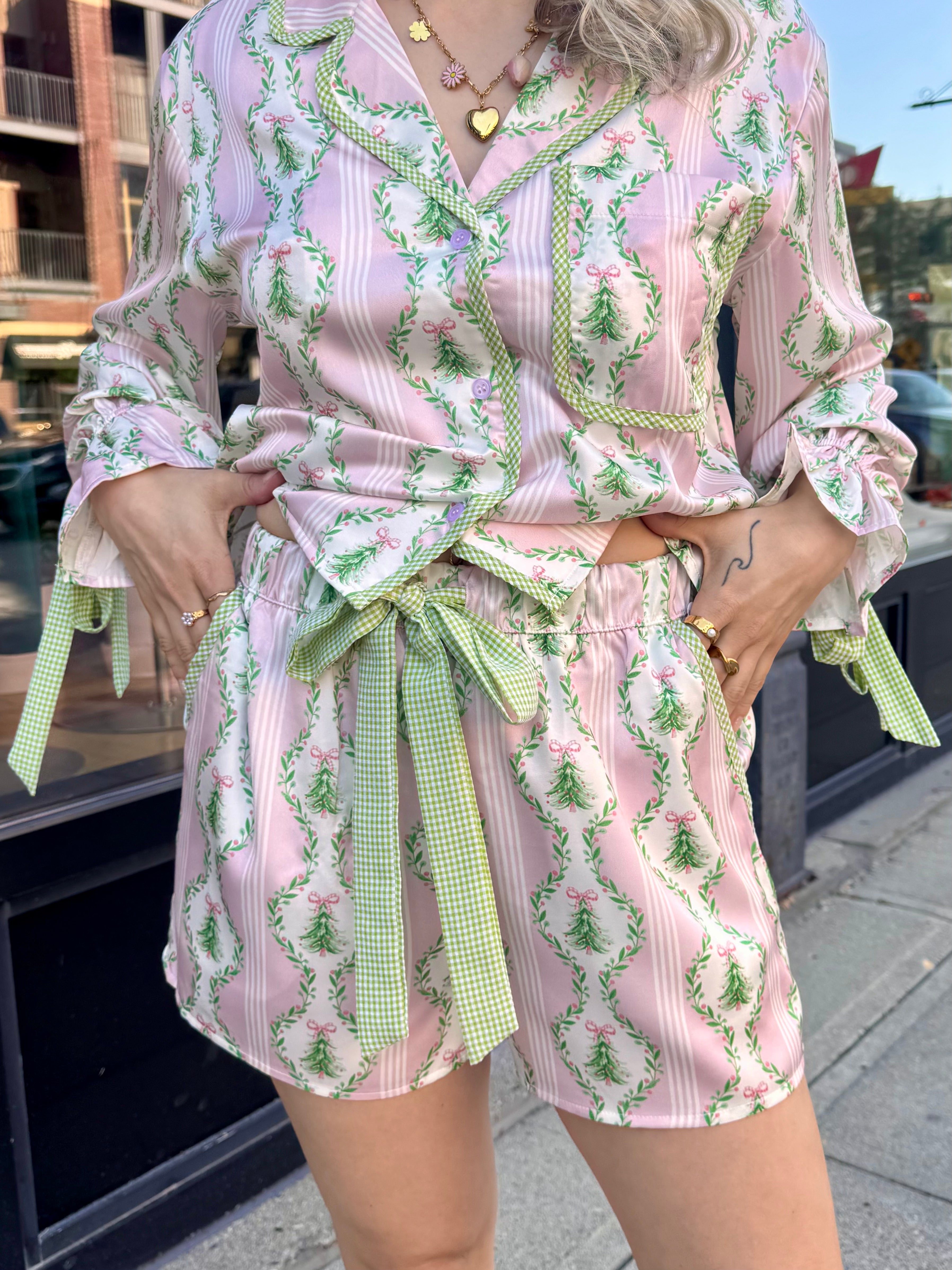 Christmas Tree Pajama Top - Proper