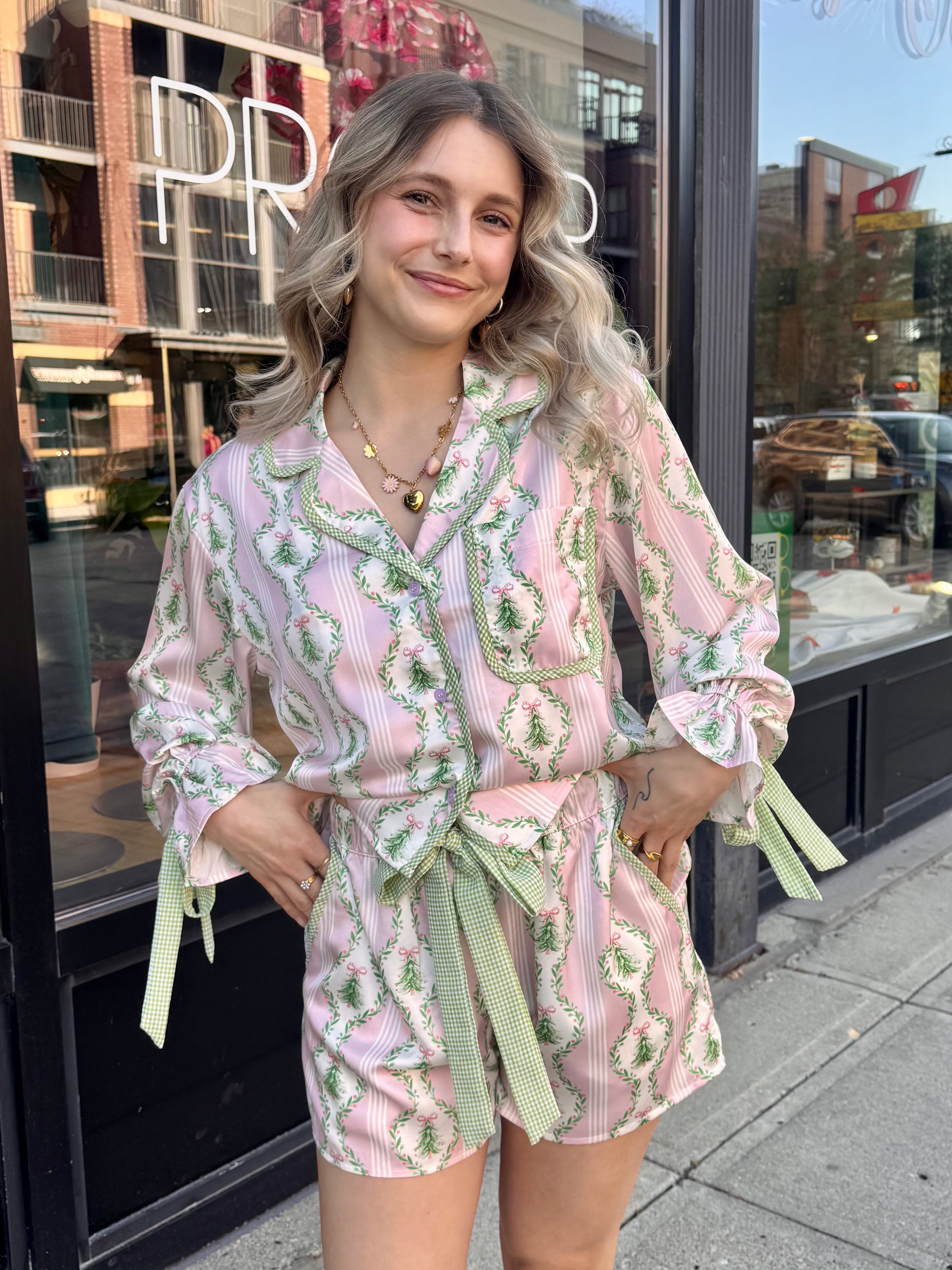 Christmas Tree Pajama Top - Proper