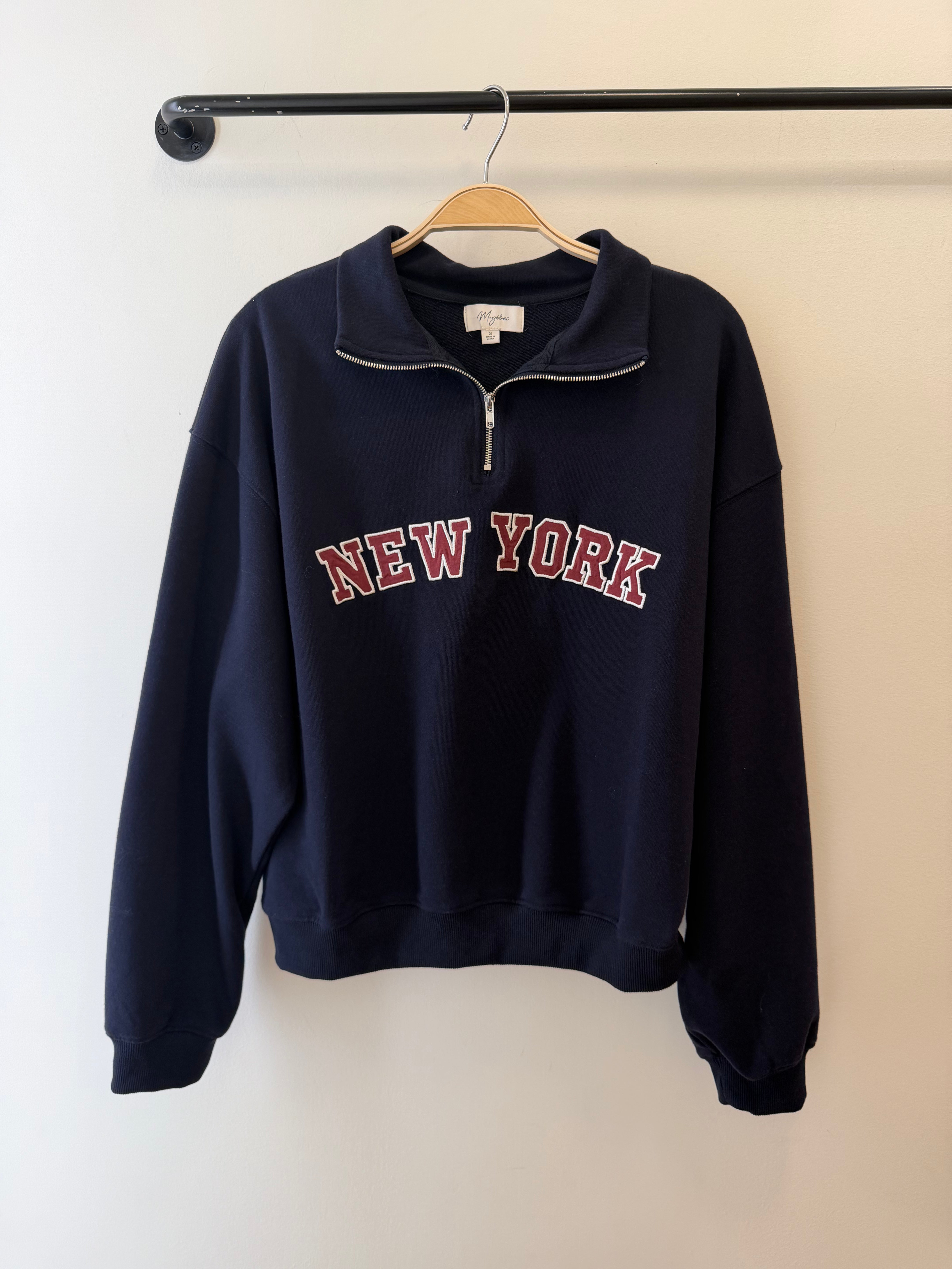 New York Half Zip Sweatshirt