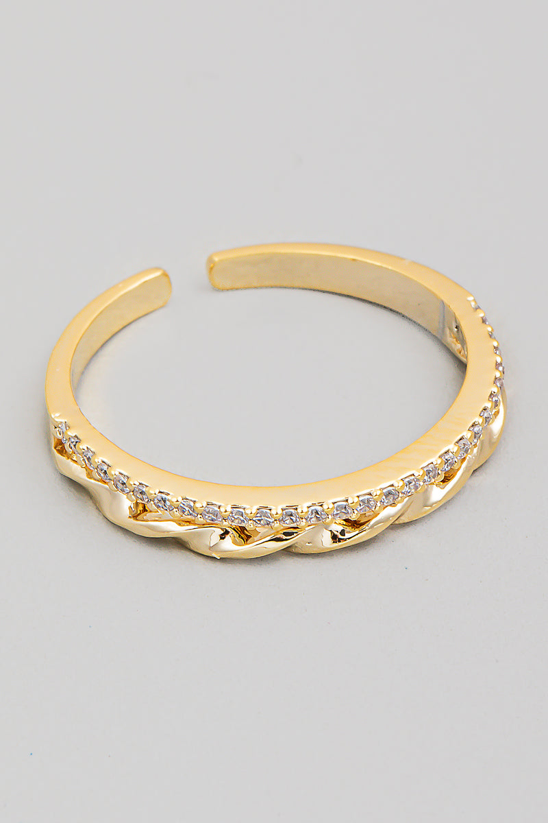 Twisted Pave Ring - Proper