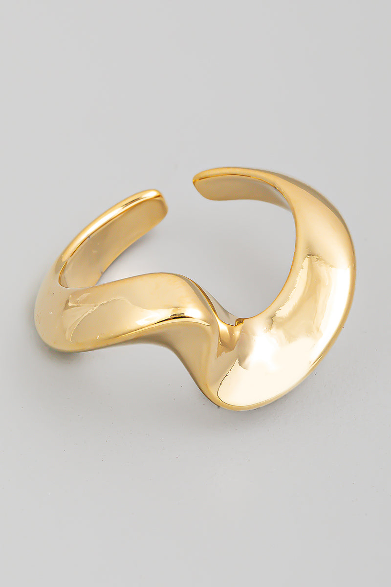 Warped Wave Gold Ring - Proper