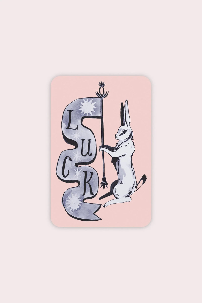 Lucky Rabbit Vinyl Sticker - Proper