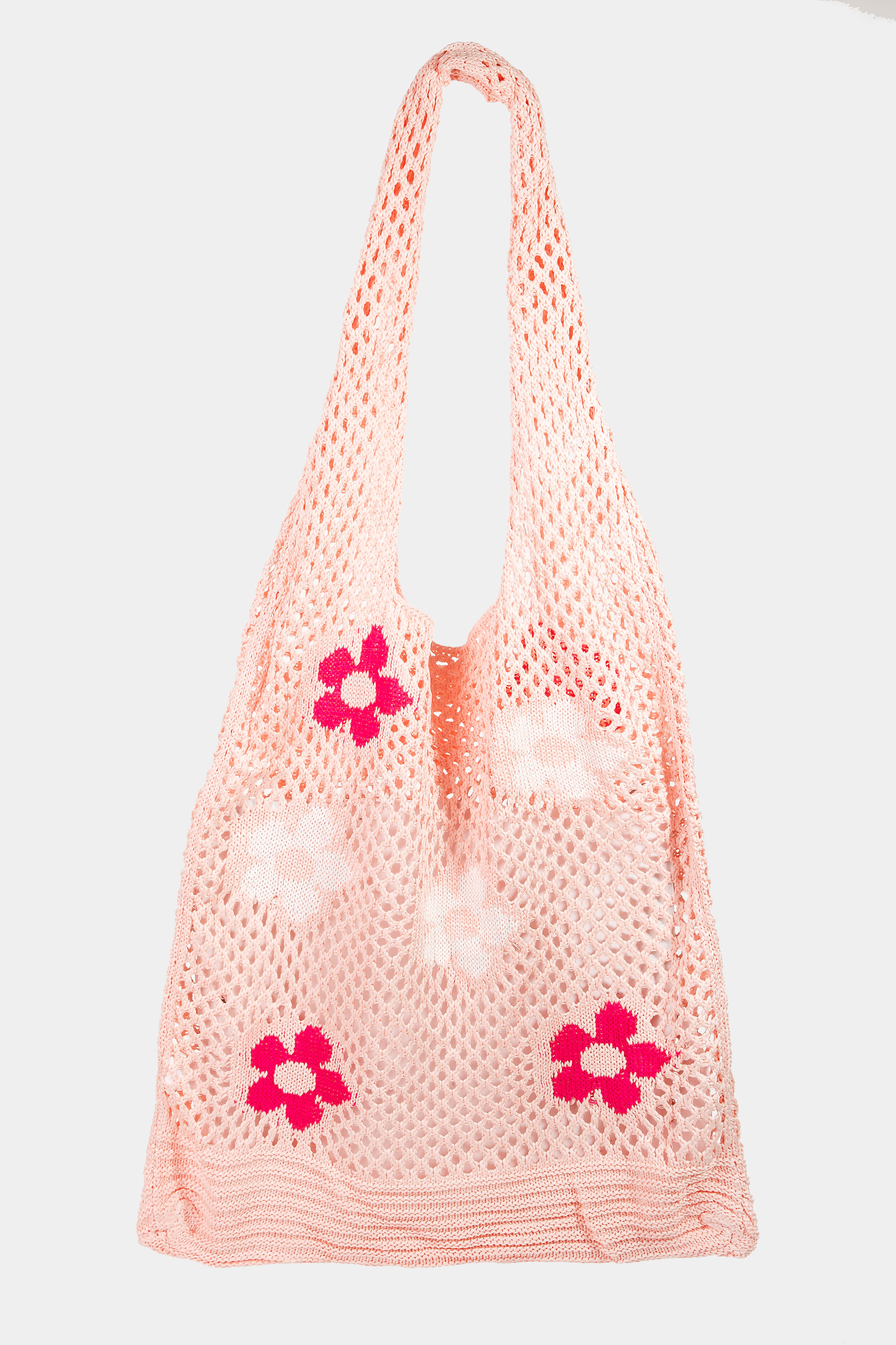 Floral Knit Tote Bag - Proper