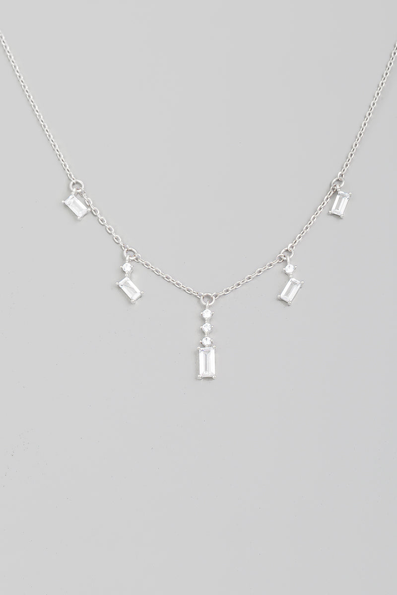 Rectangle Charm Necklace - Proper
