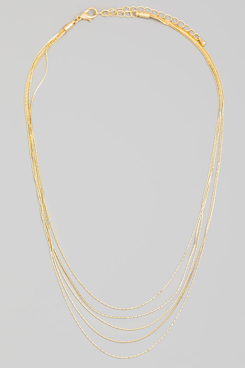 Five Layer Chain Necklace - Proper