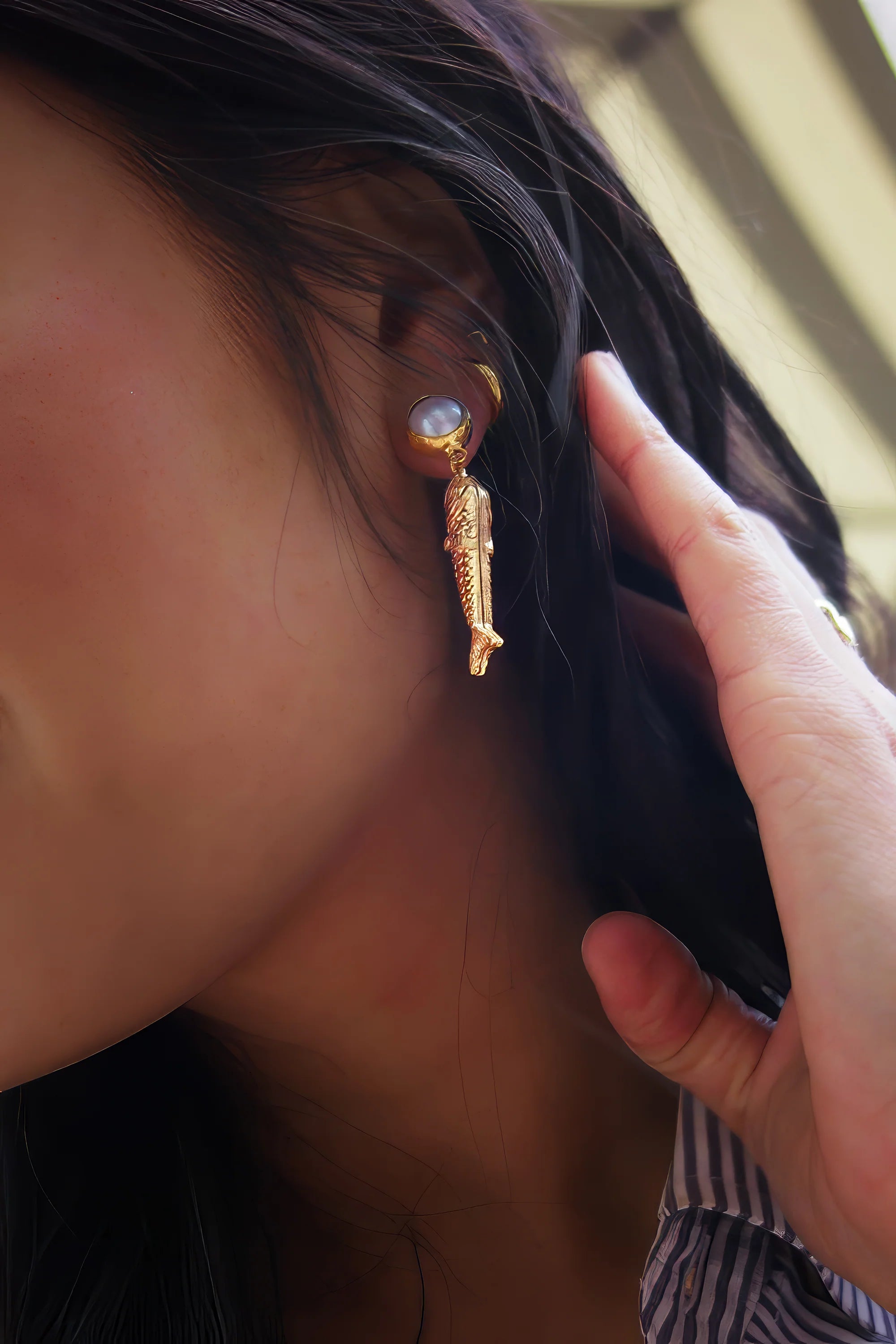 Pesce and Pearls Earrings - Proper