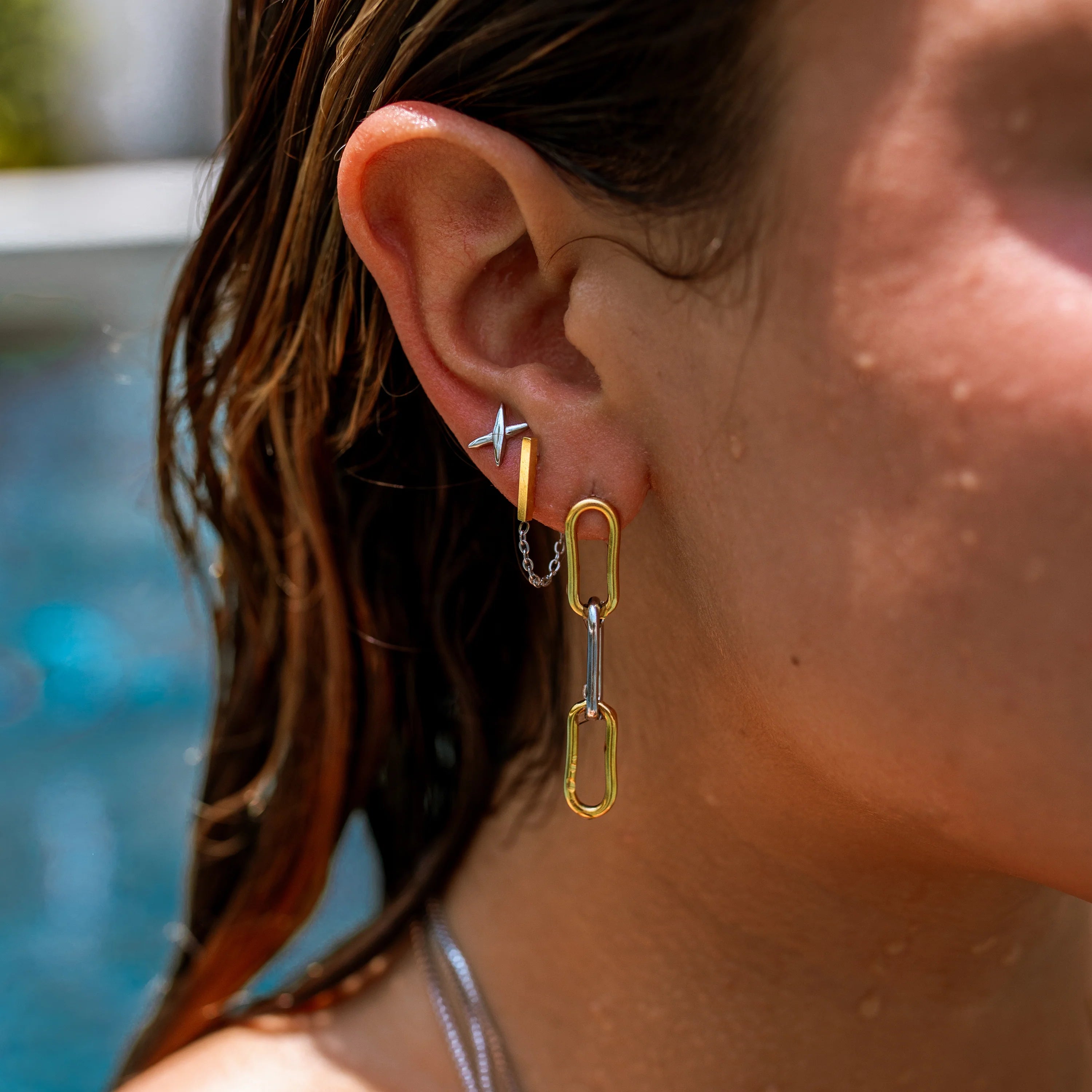 Harmony Chained Studs - Proper