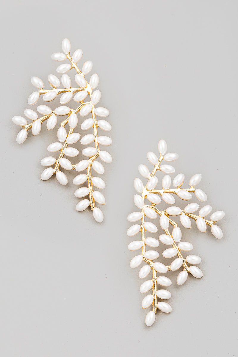 Pearly Vine Earrings - Proper