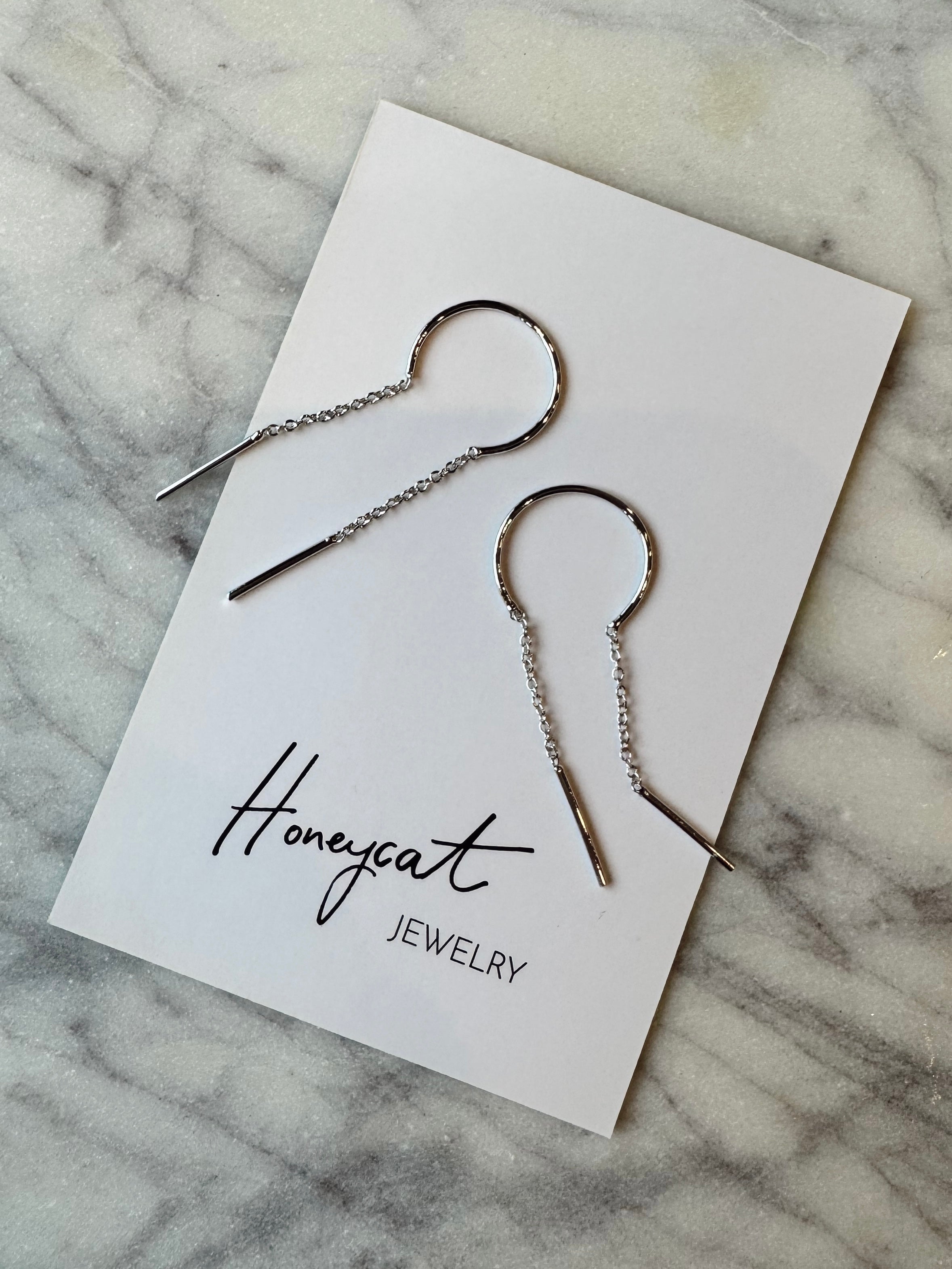 Minimal Threader Earrings