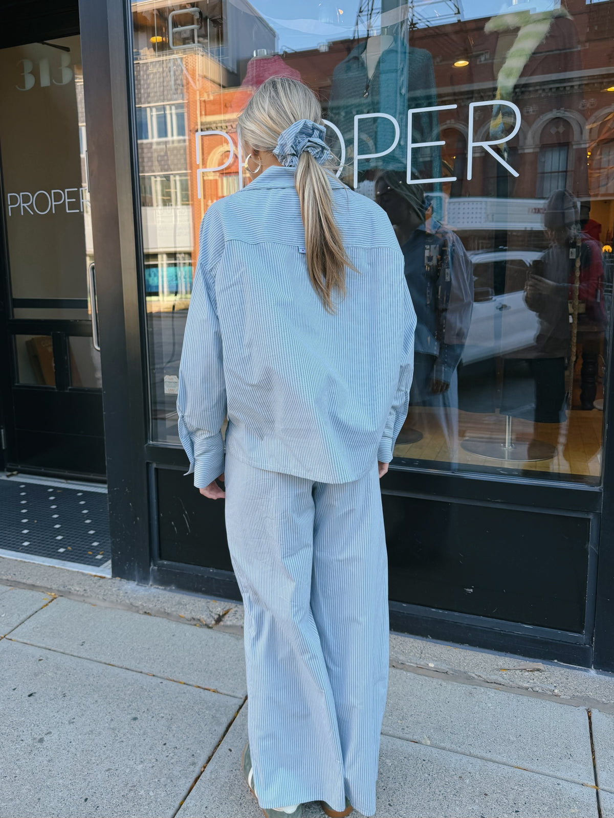 Roselyn Pajama Set + Scrunchie - Proper