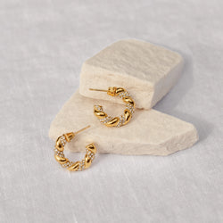 All Love Pave Hoops - Proper