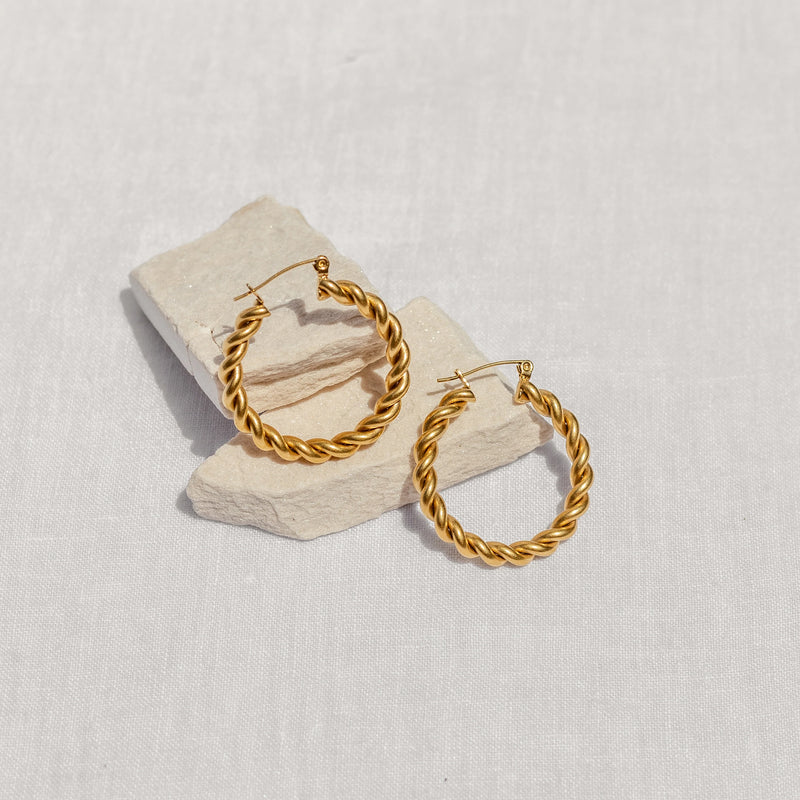 All Love Large Hoops - Proper