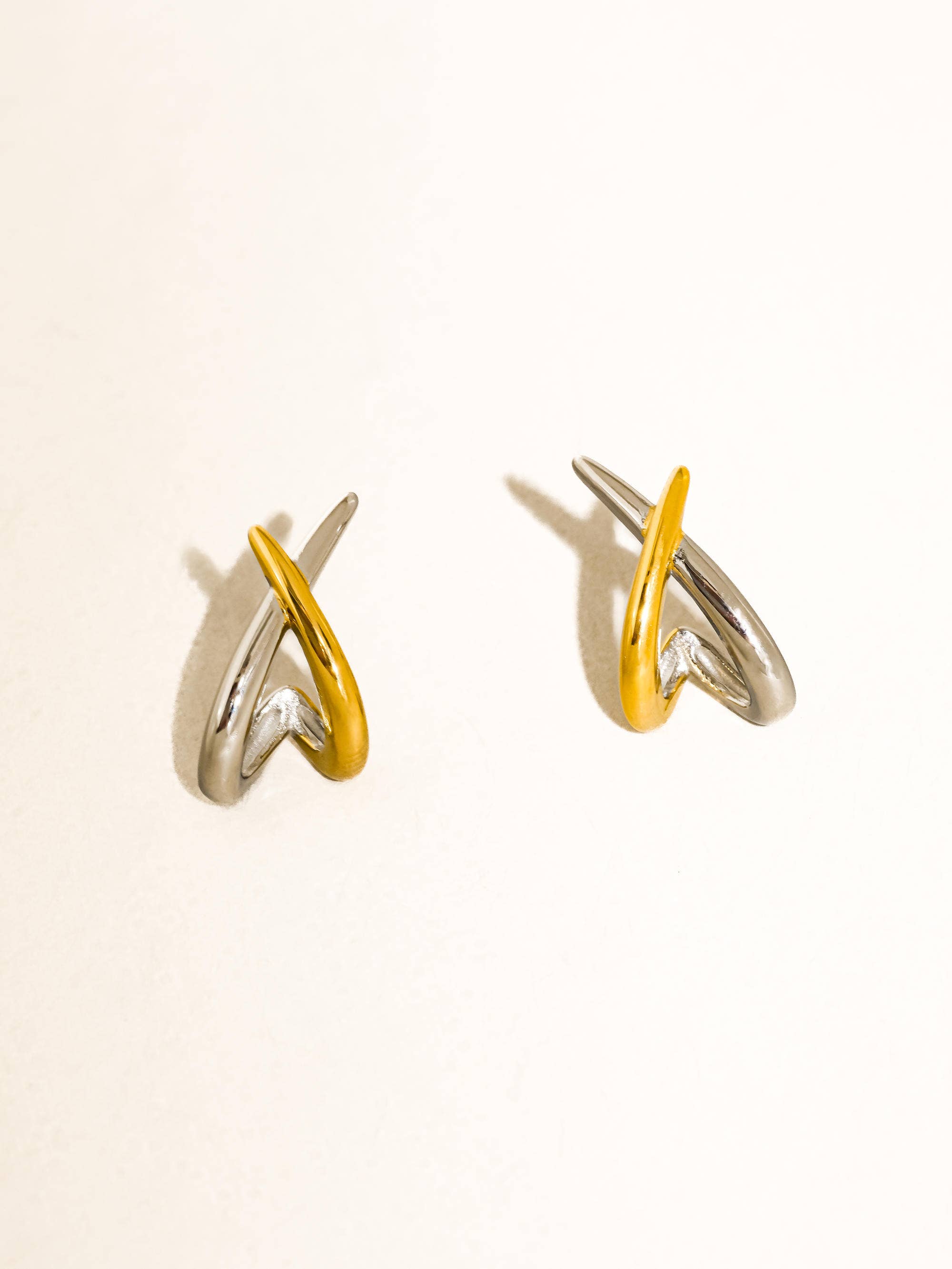 Staven Crossover Earrings
