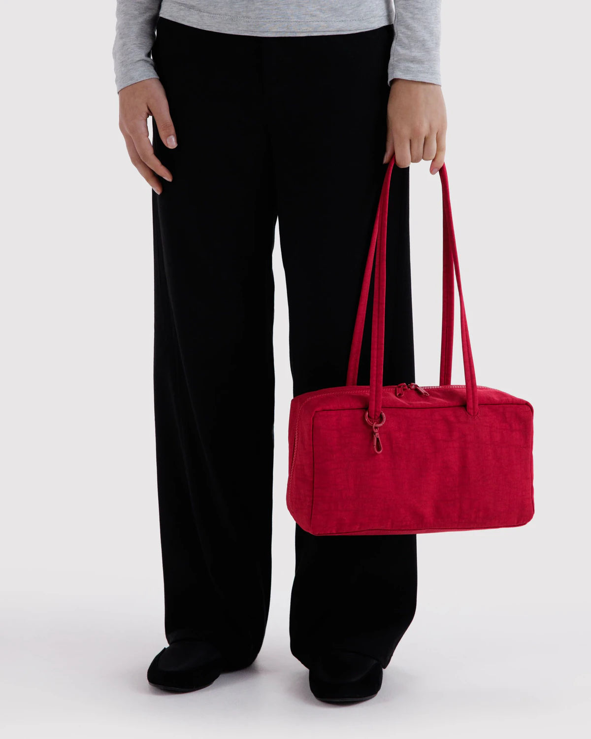 Baggu Nylon Bowler Bag - Cherry