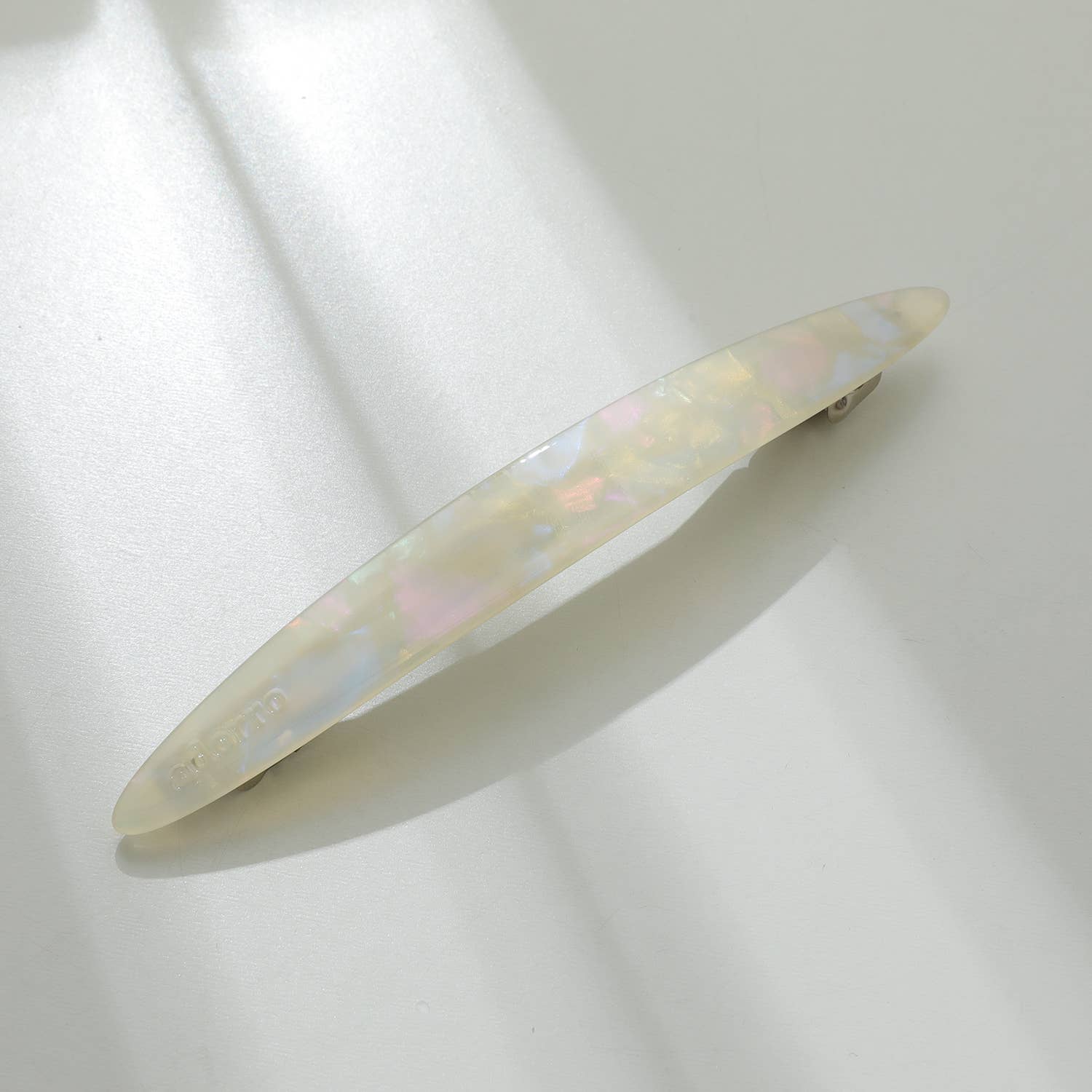 Aimee Oblong French Barrette Hair Clip - Proper