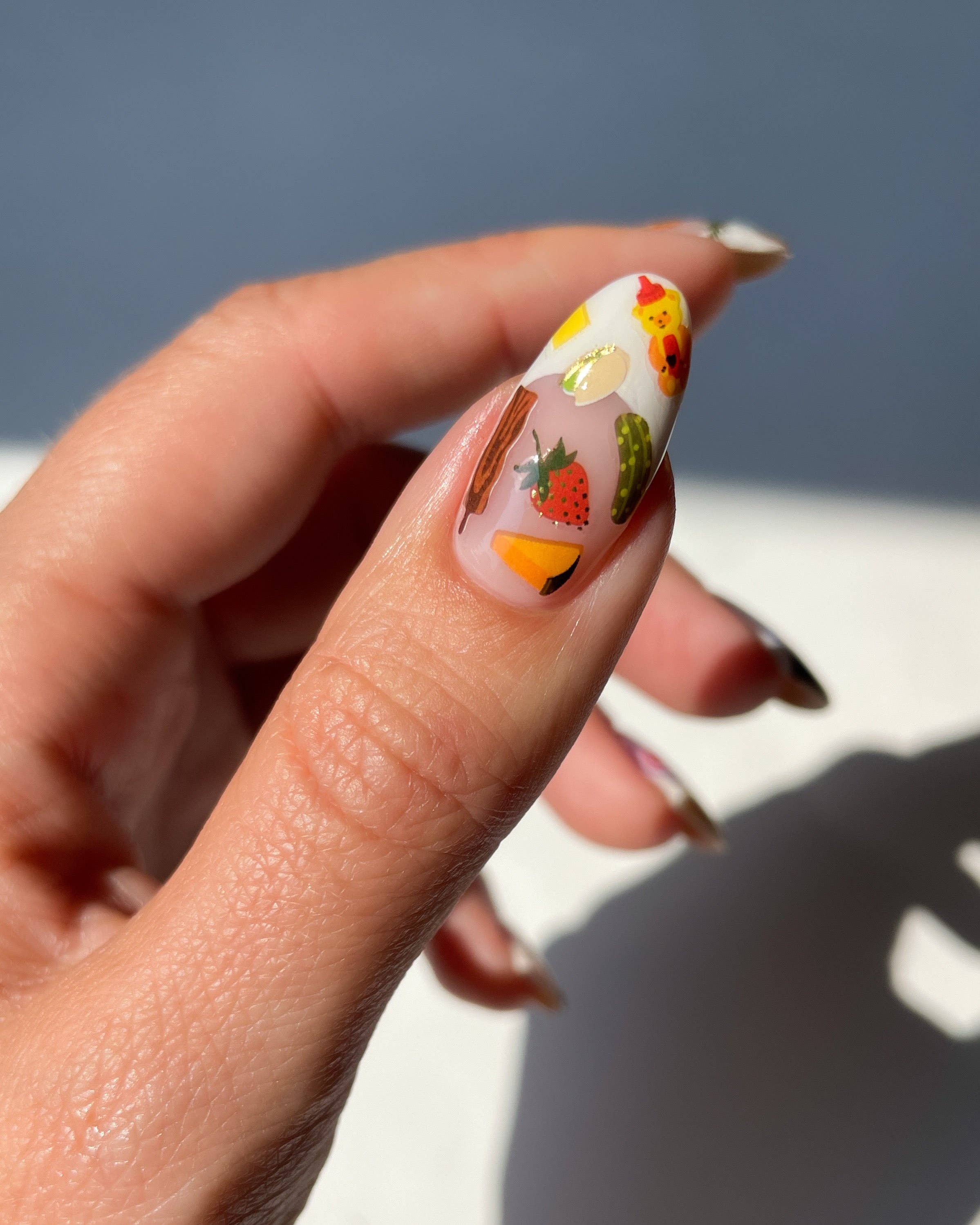 Nail Art Stickers - Charcuterie