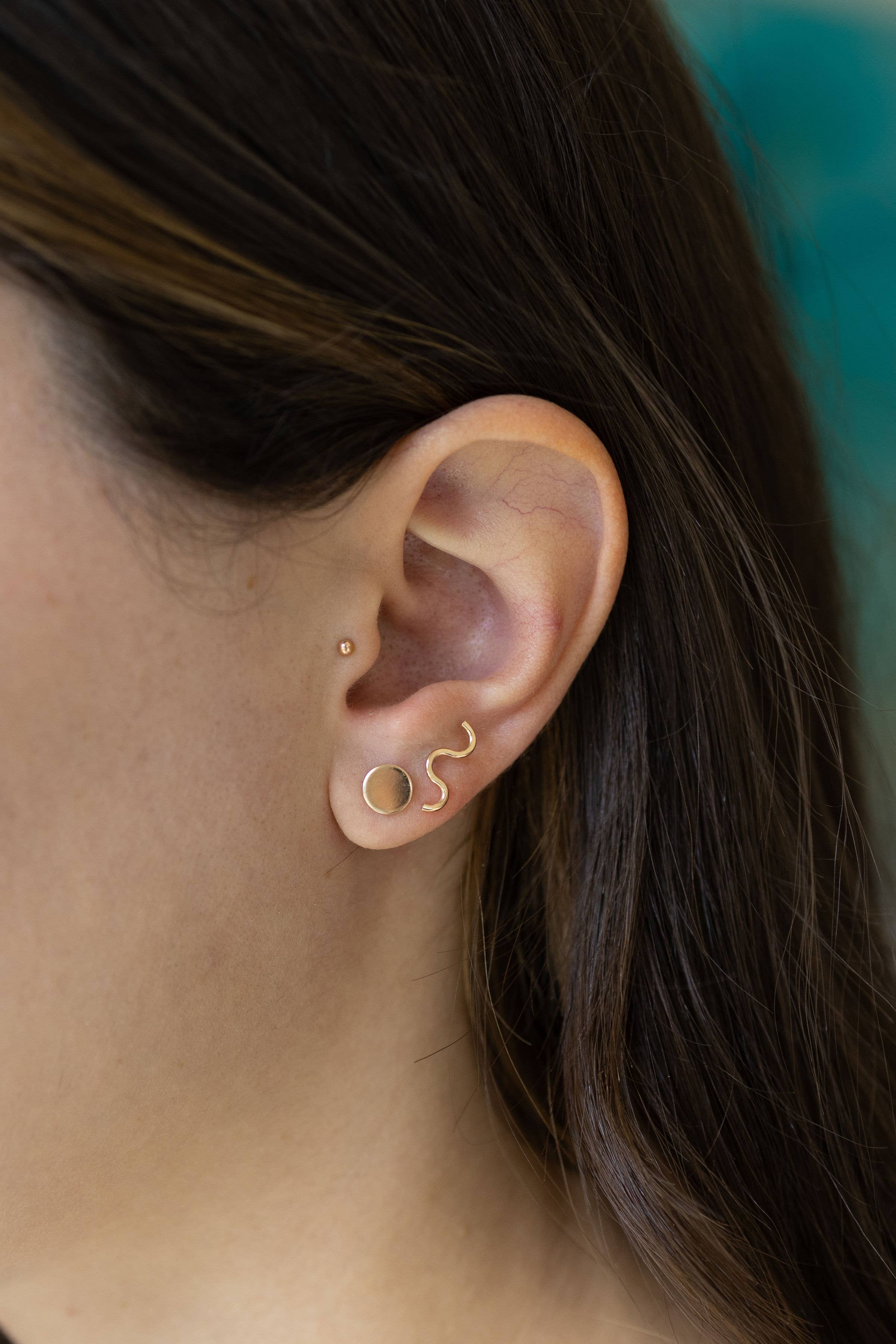 Wiggle and Dot Earrings - Proper