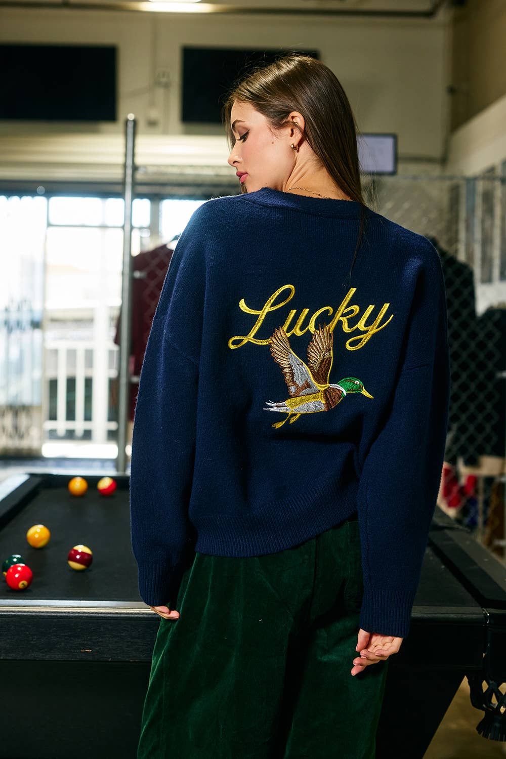 Lucky Duck Cardigan